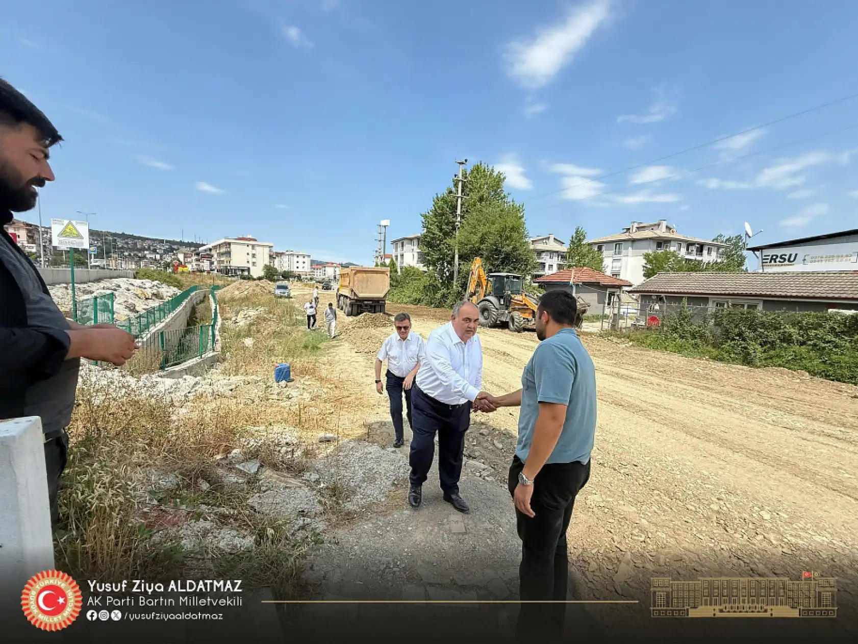 Kavşak düzenlemesi yapılıyor