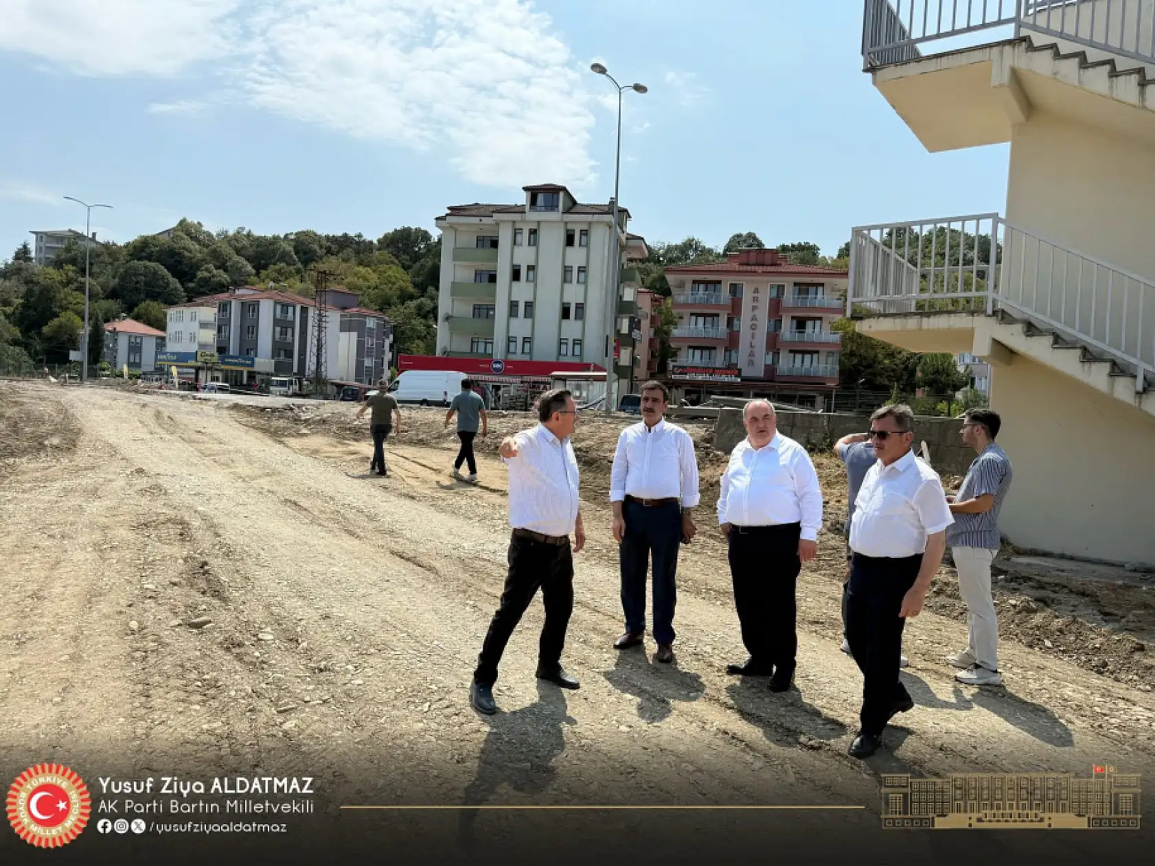 Kavşak düzenlemesi yapılıyor