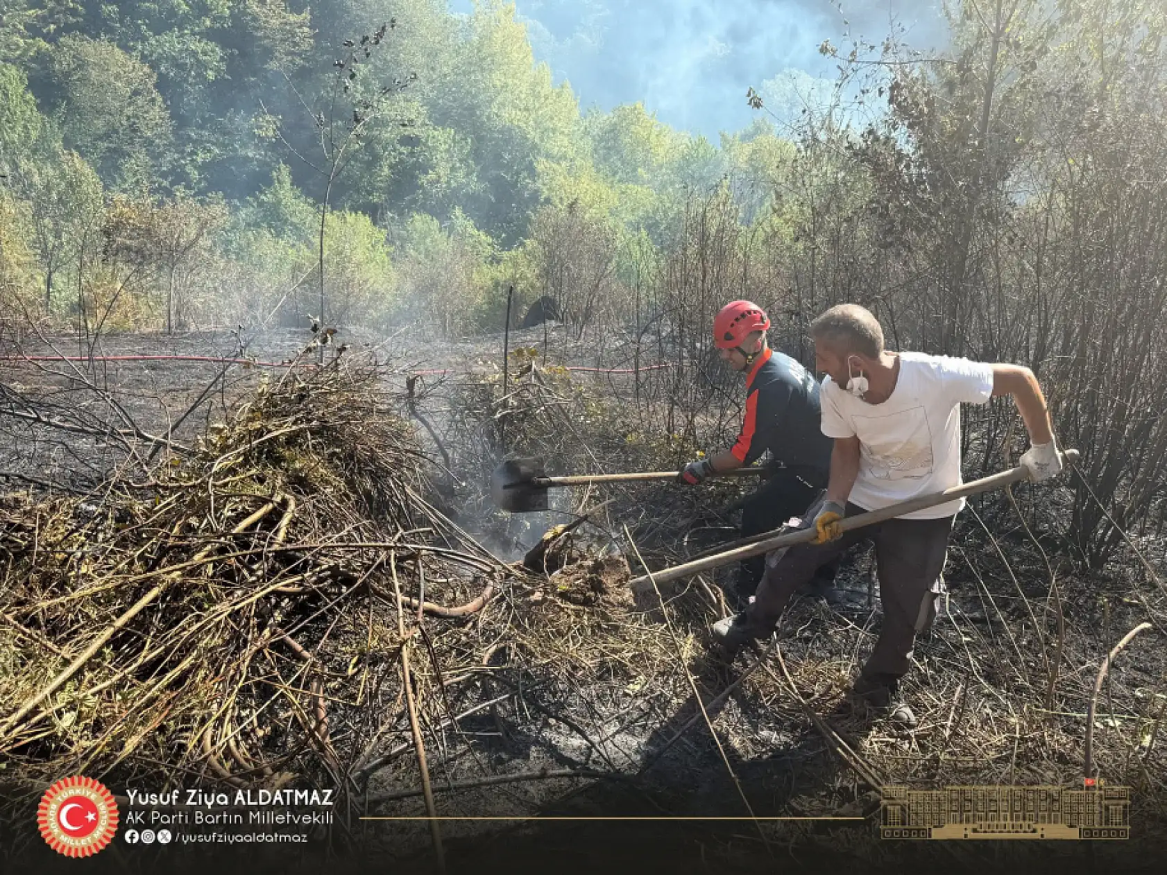 Bartın'da 11 Farklı Noktada Yangın!