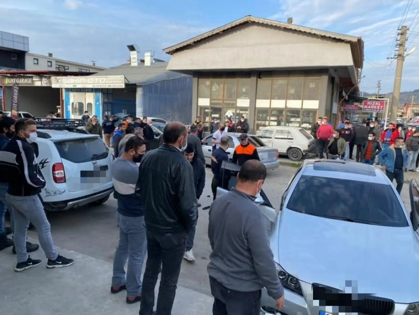 Sanayide zincirleme kaza