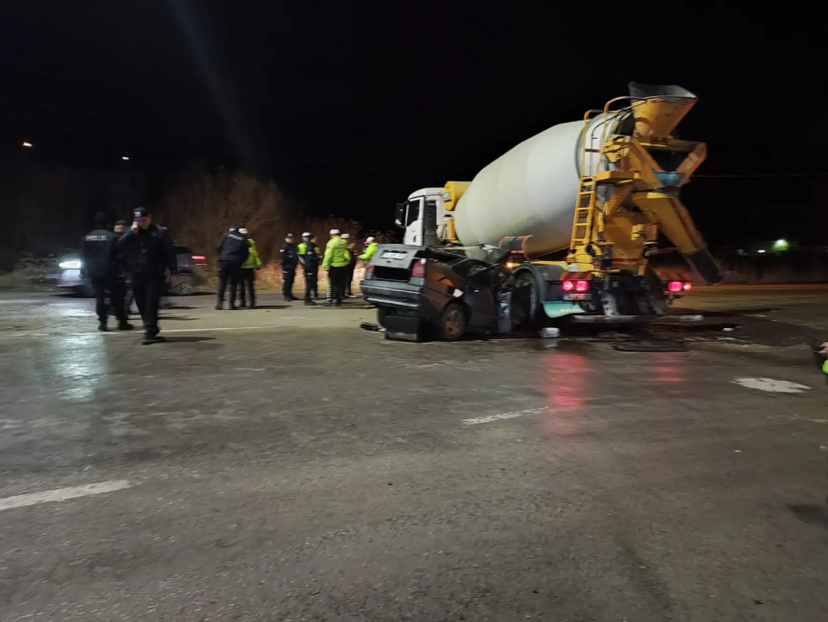 İnkumu yolunda feci kaza