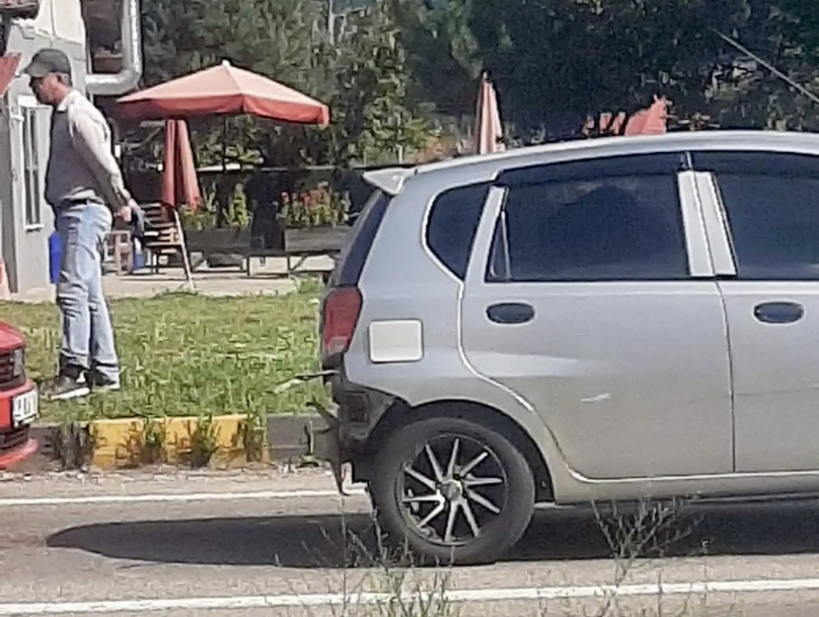 Kurtköy kavşakta kaza