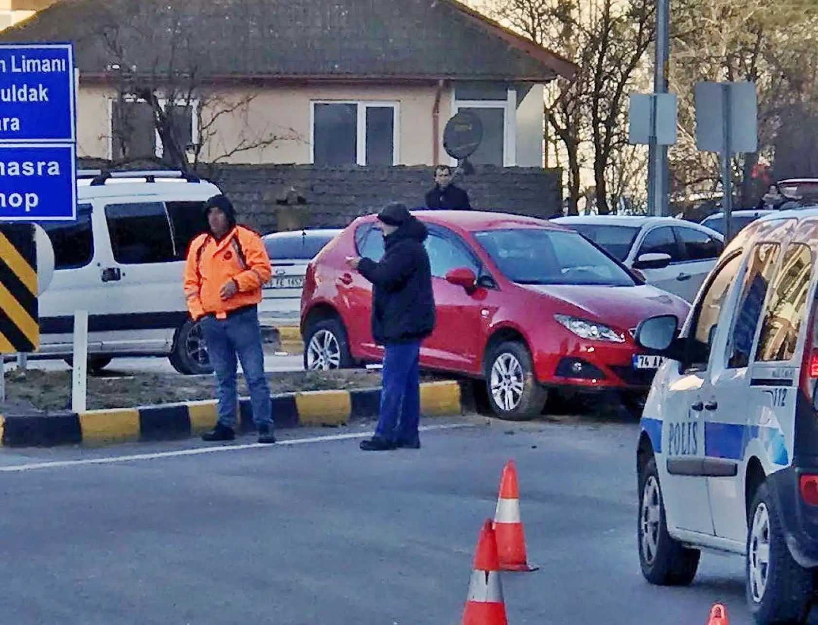 Otomobil bankete çıktı