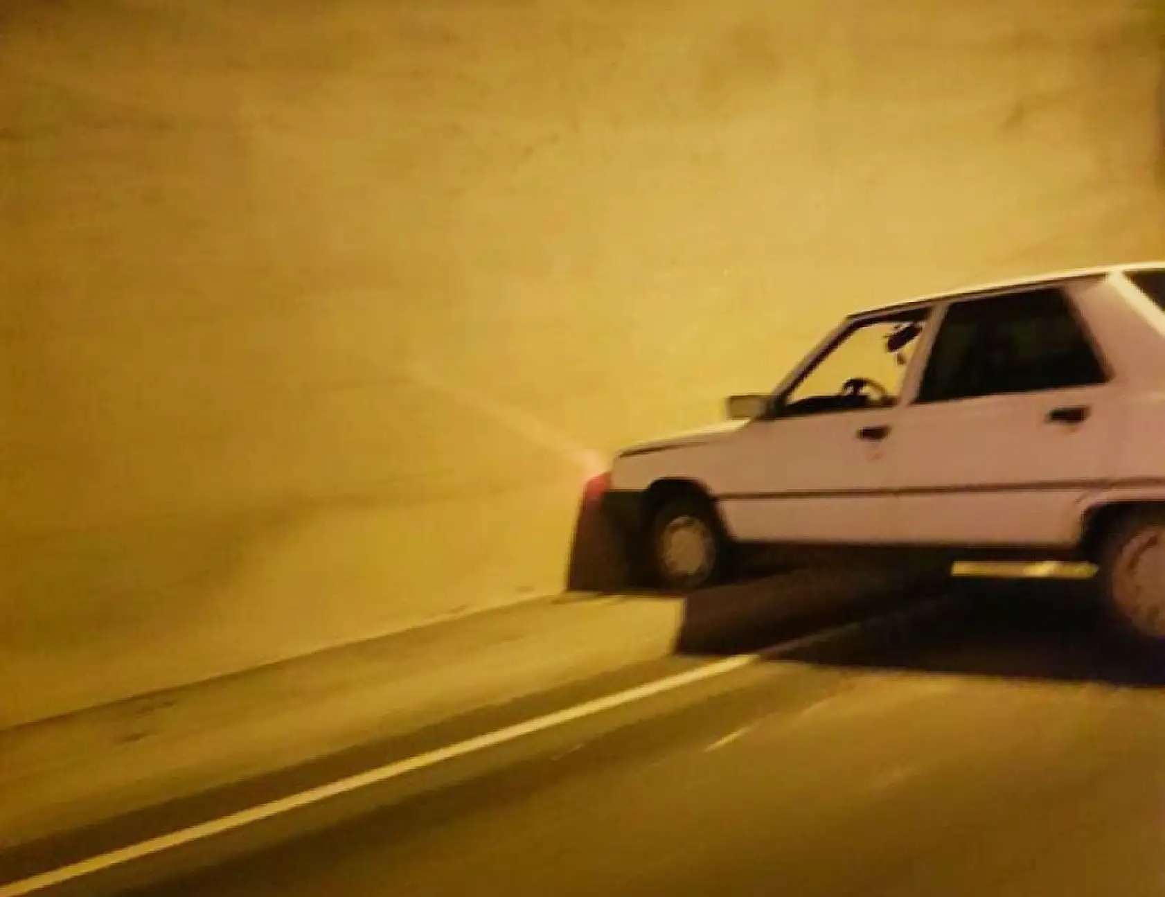 Amasra tünelinde kaza