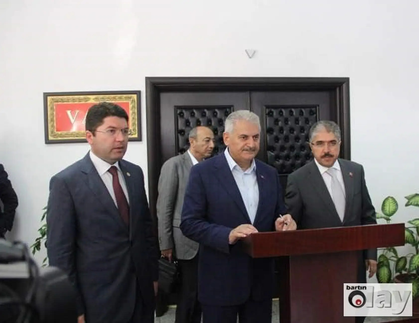 Bakan Yıldırım Bartın'da