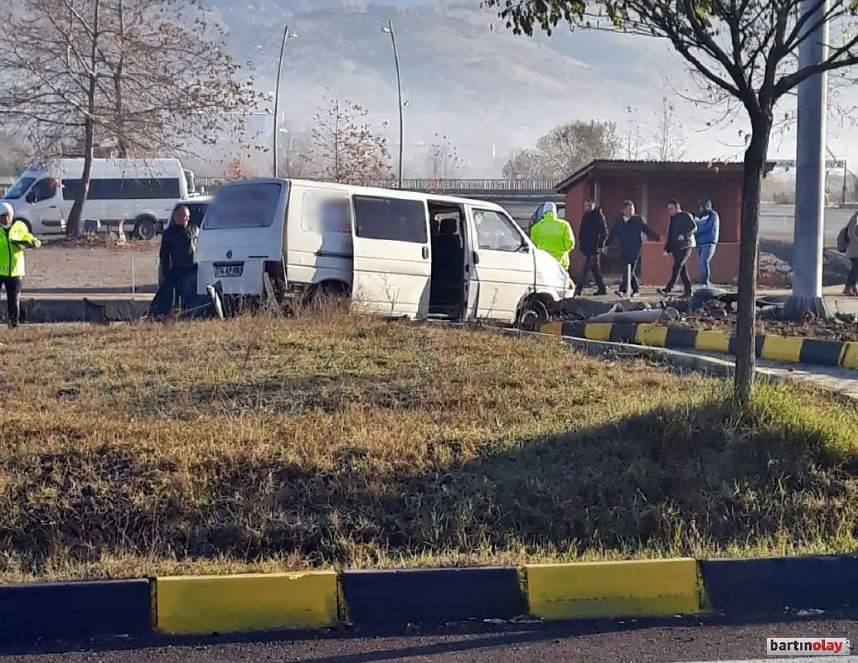 Organize sanayi kavşağında çarpışma