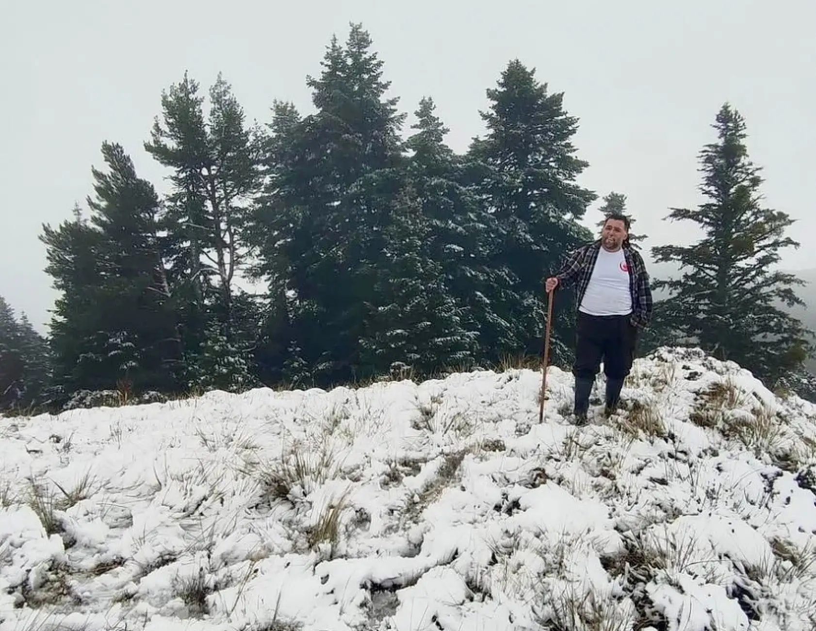 Bartın'a ilk kar düştü