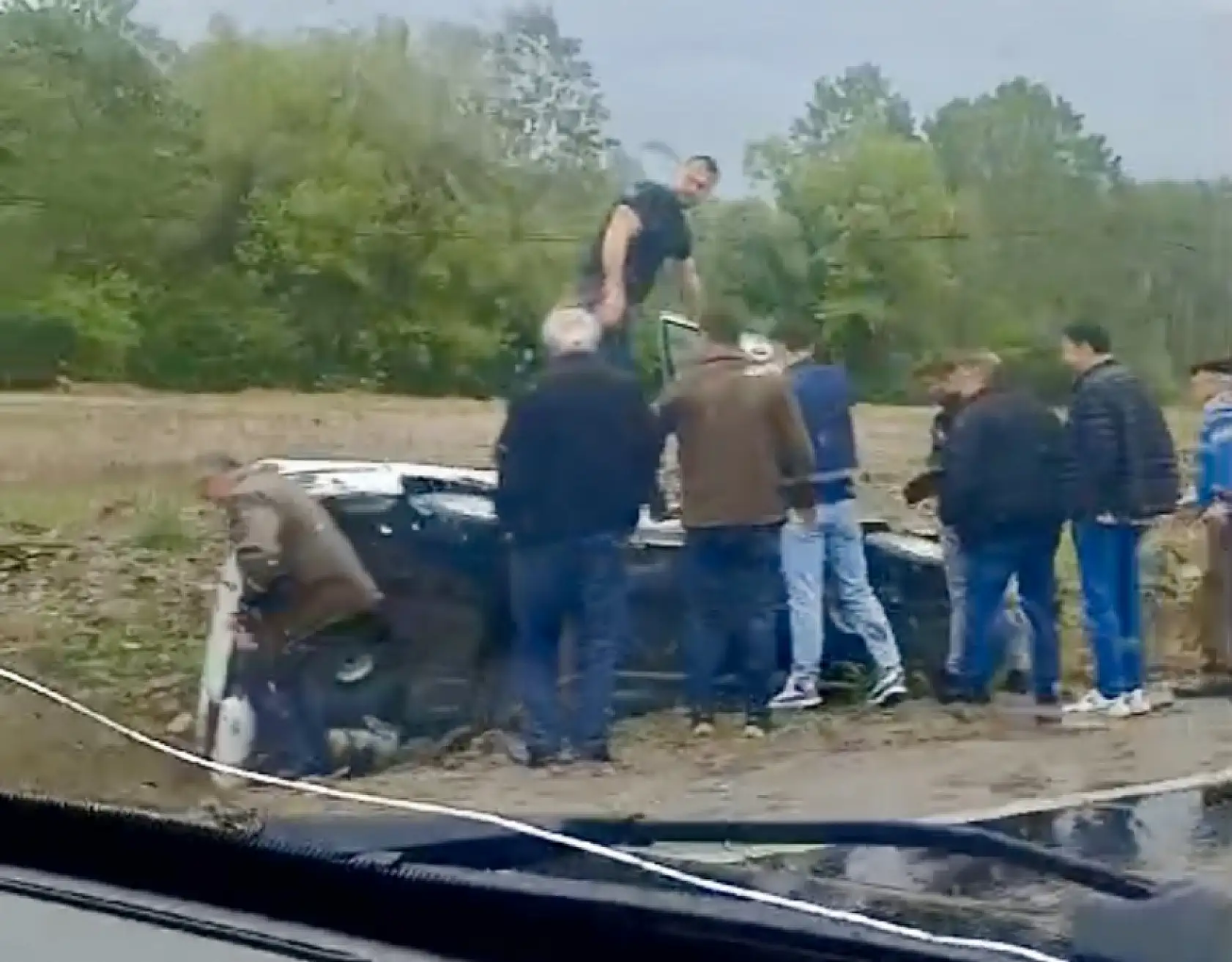 Kozcağız yolunda yine kaza