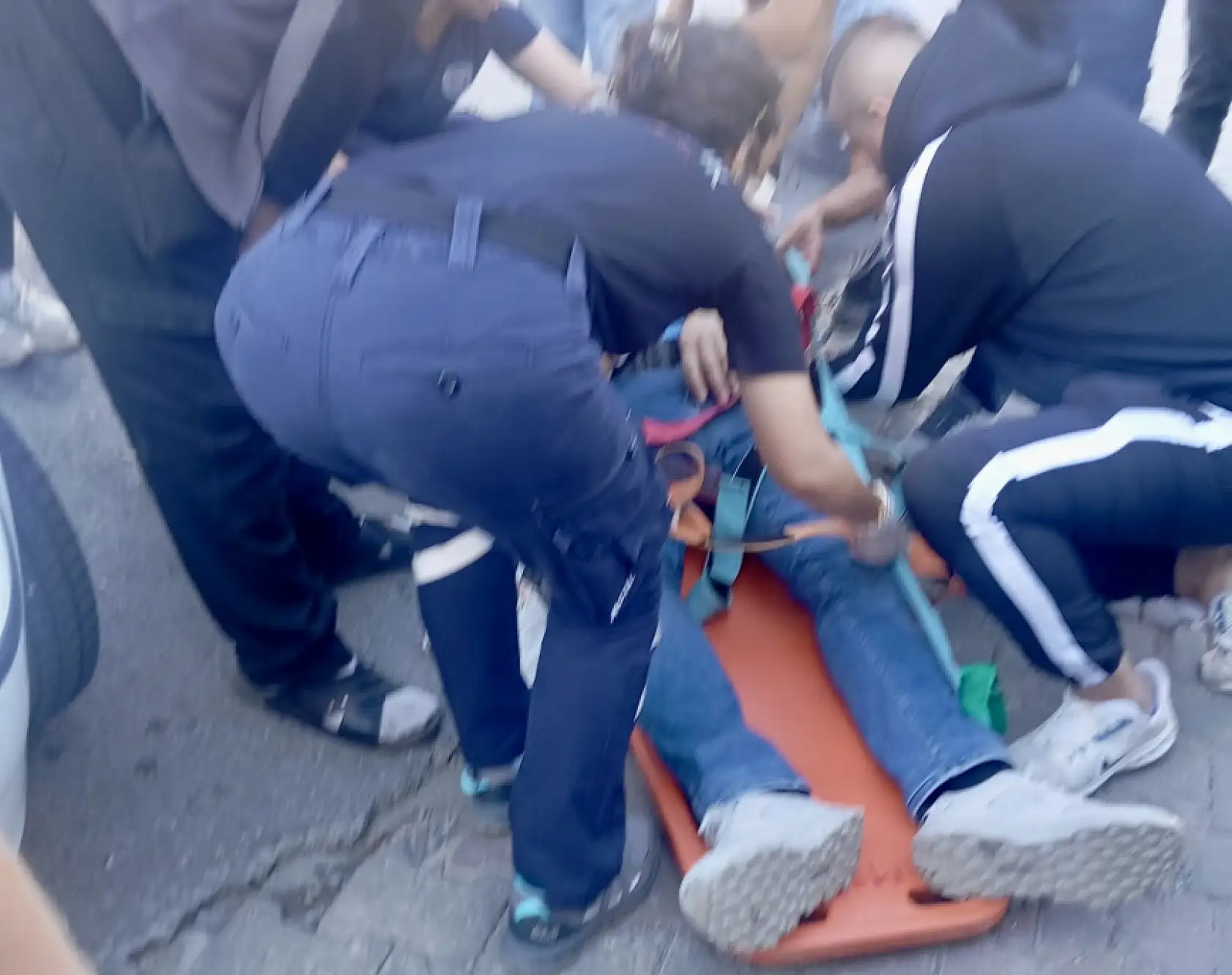 Bartın'da bulvarda kaza