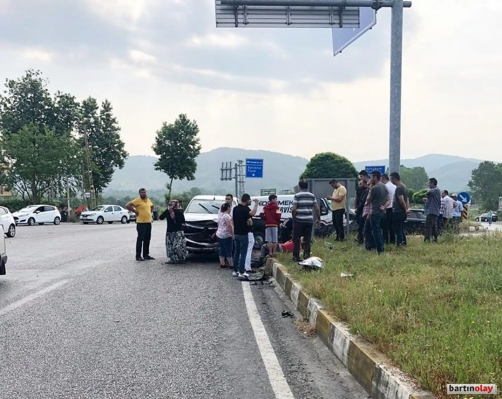 Saltukova Yol Ayrımında Feci Kaza