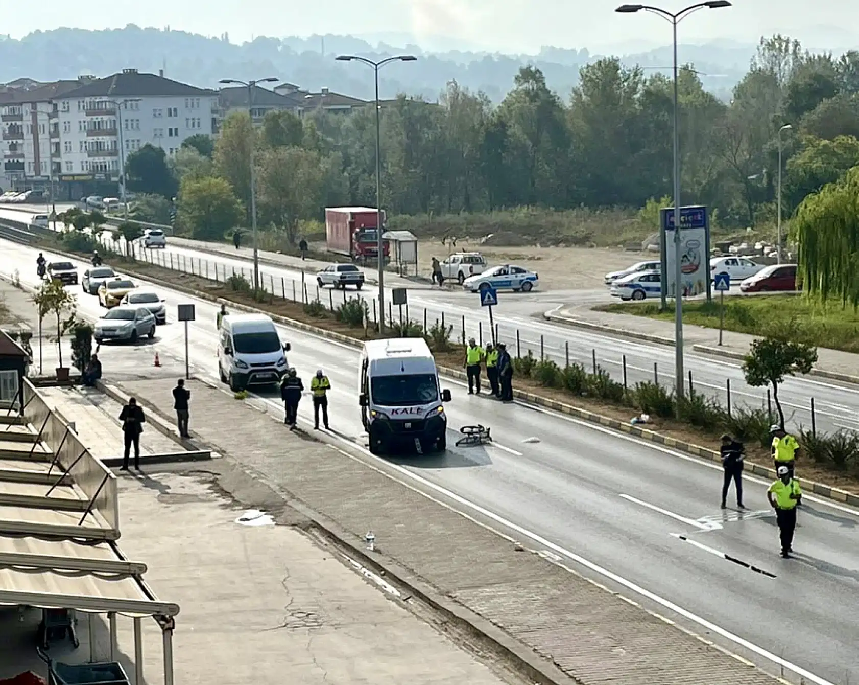 Yaya geçidinde feci kaza