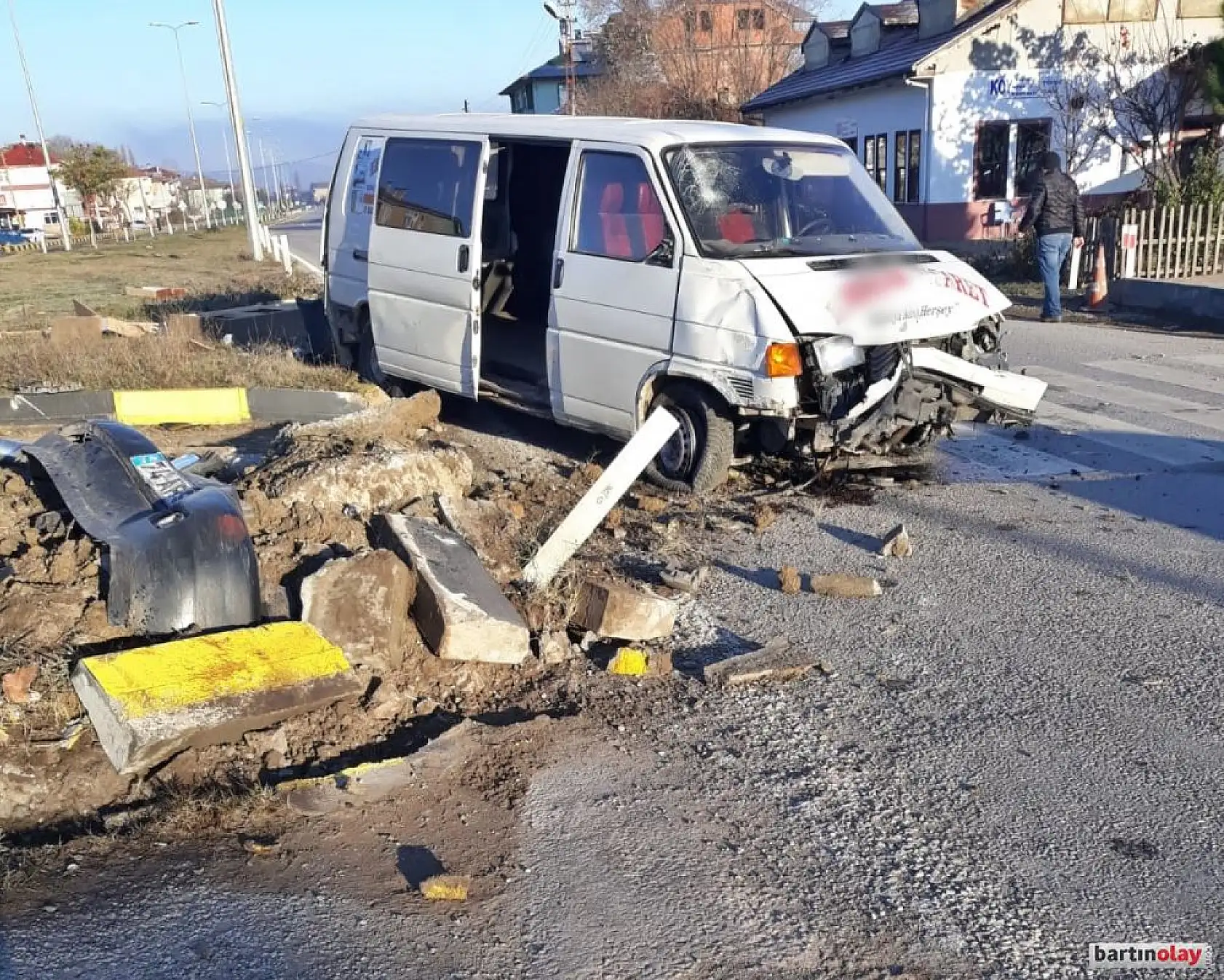 Organize sanayi kavşağında çarpışma