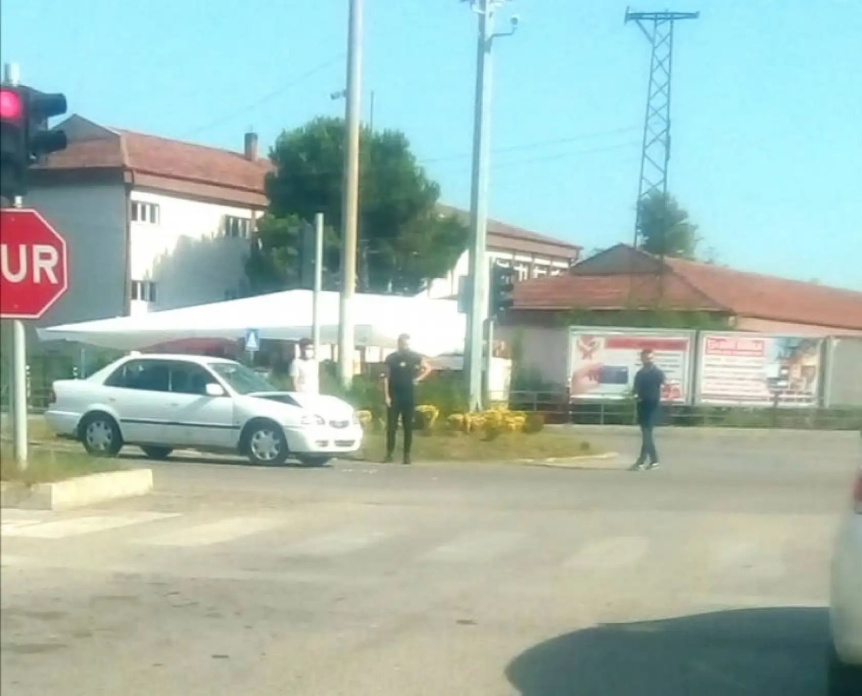 Kozcağız terminal kavşağında kaza