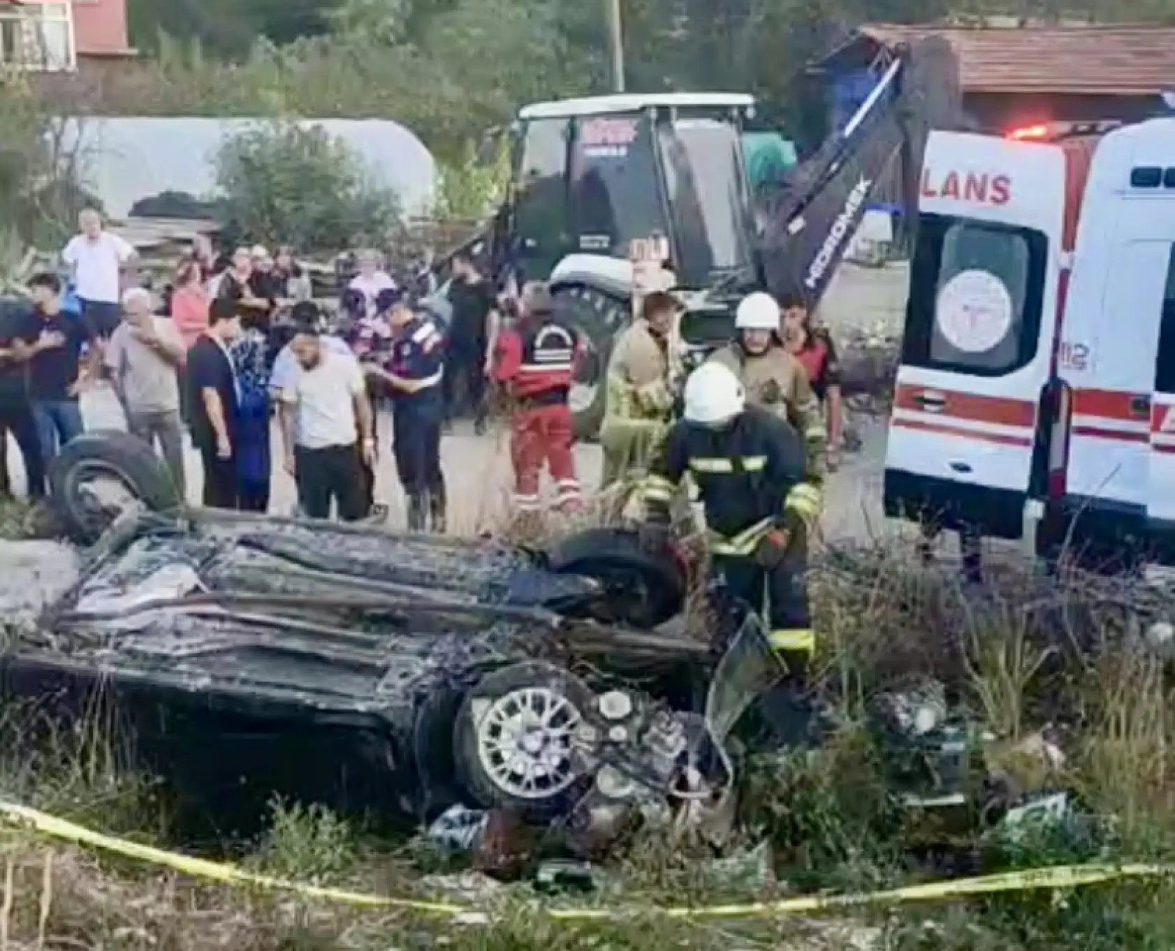 Bartın Kurtköy'de Feci Kaza