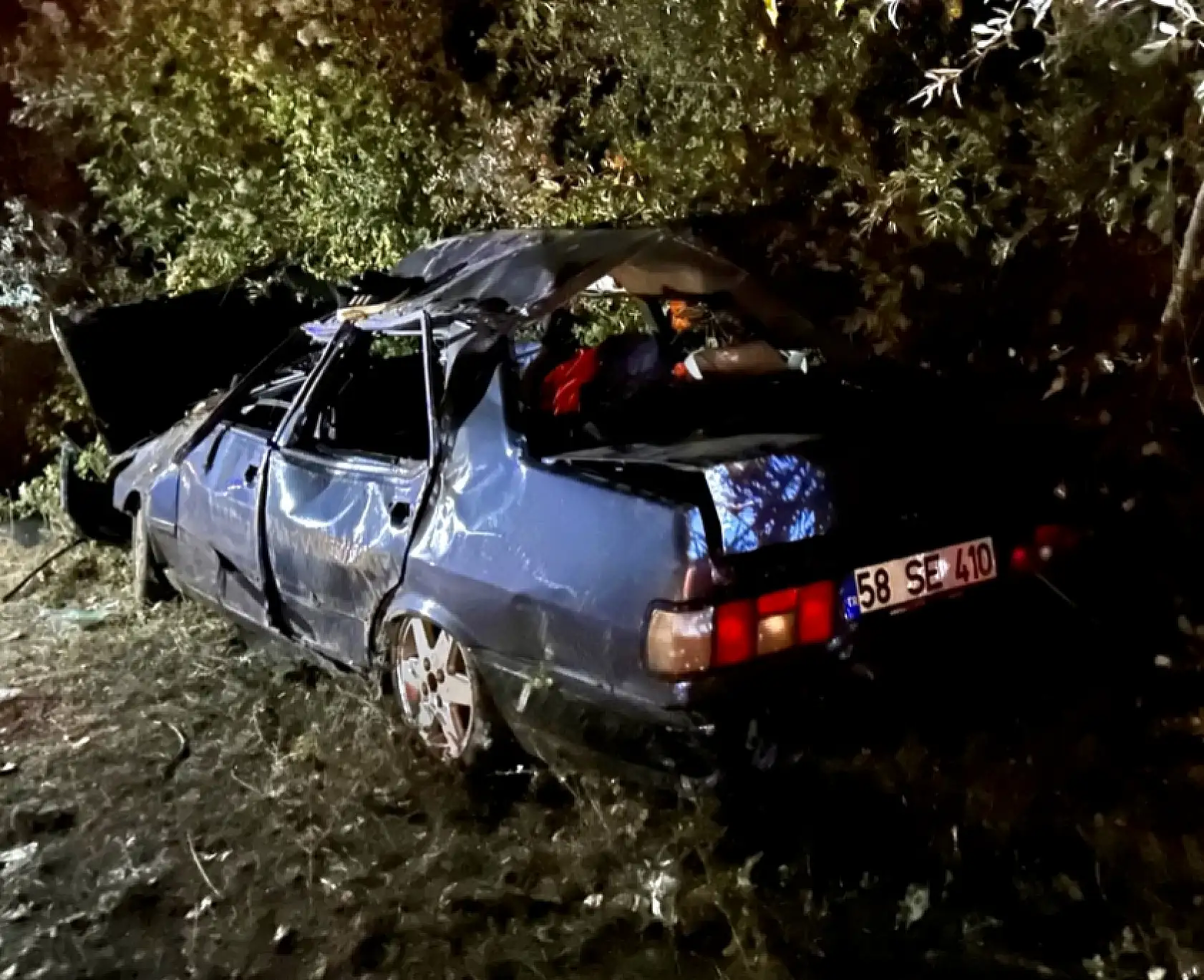 Takla atıp Şarampole yuvarlandı