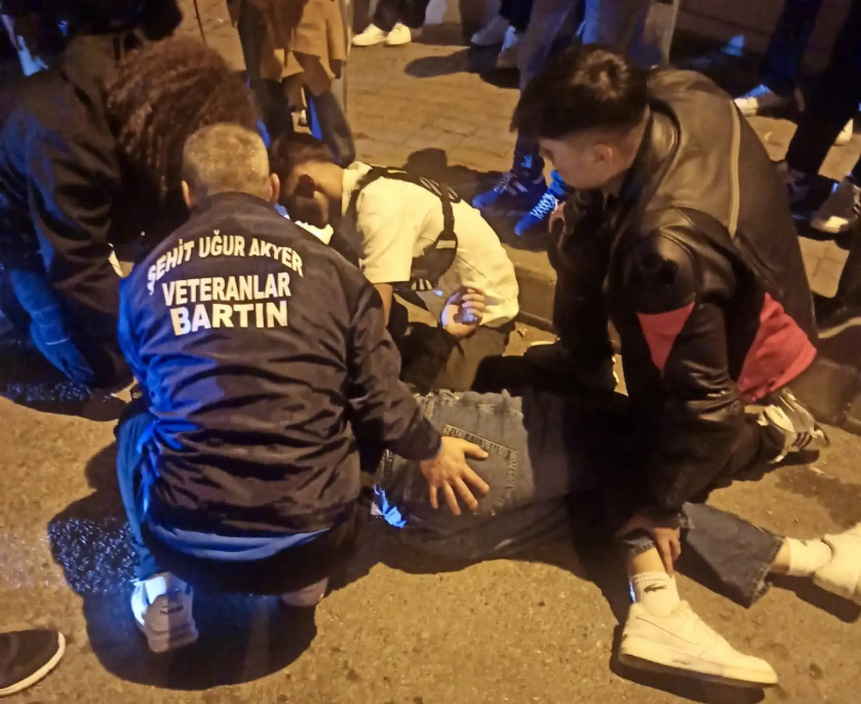 Bartın'da motosikletli kaza