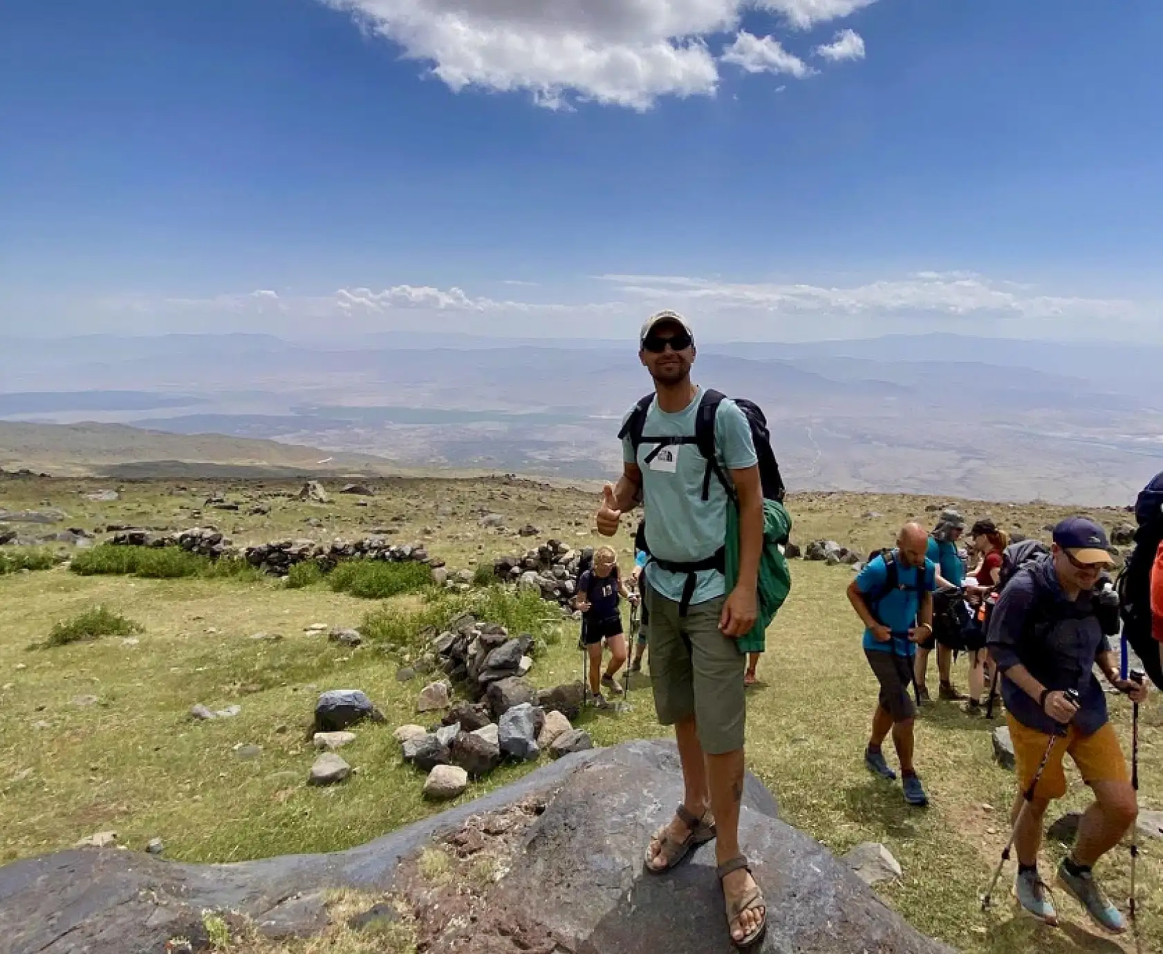Bartınlı dağcı Ağrı'nın zirvesine çıktı