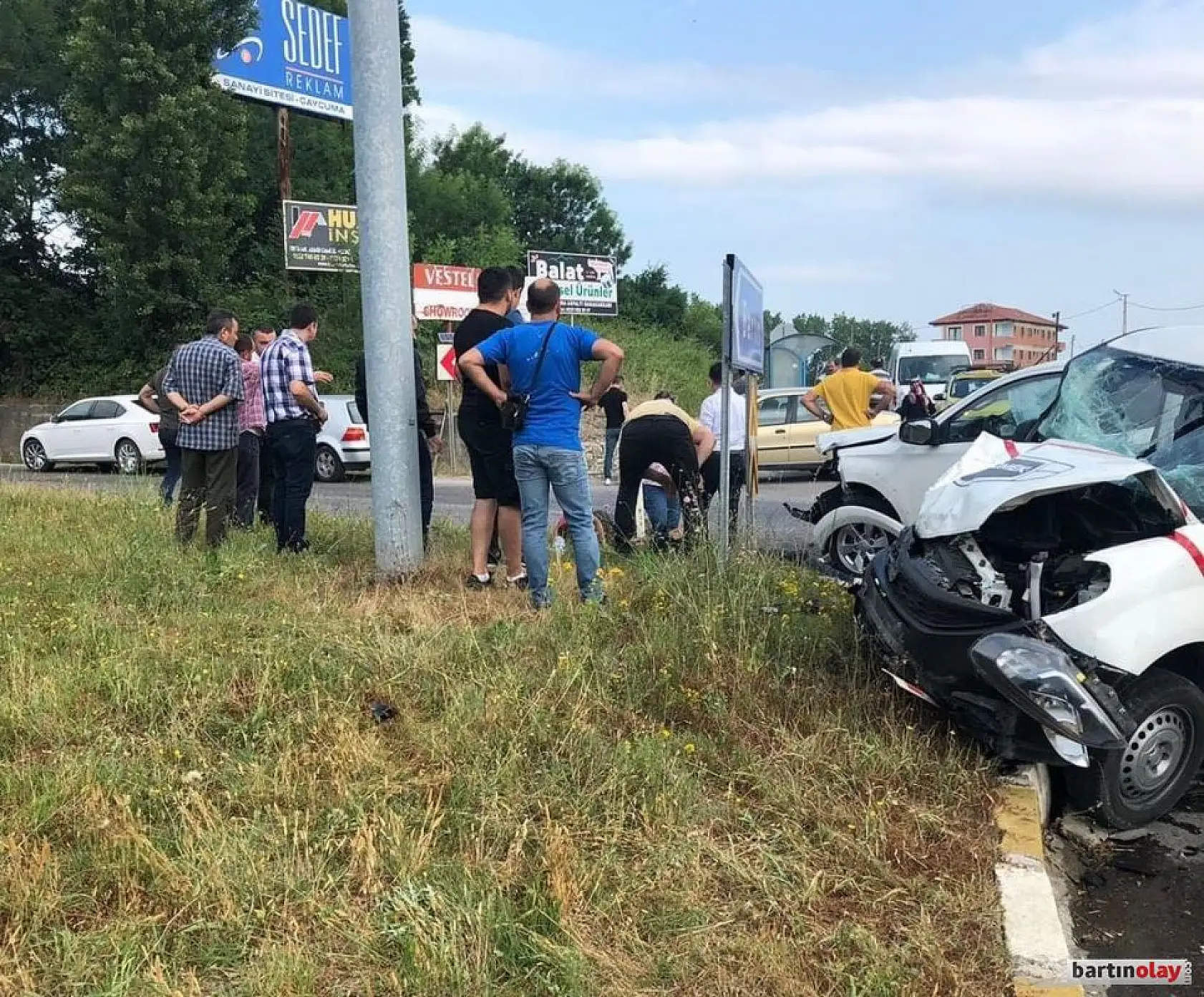 Saltukova Yol Ayrımında Feci Kaza