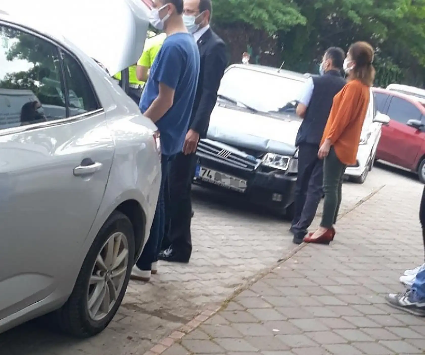 Bulvarda zincirleme kaza