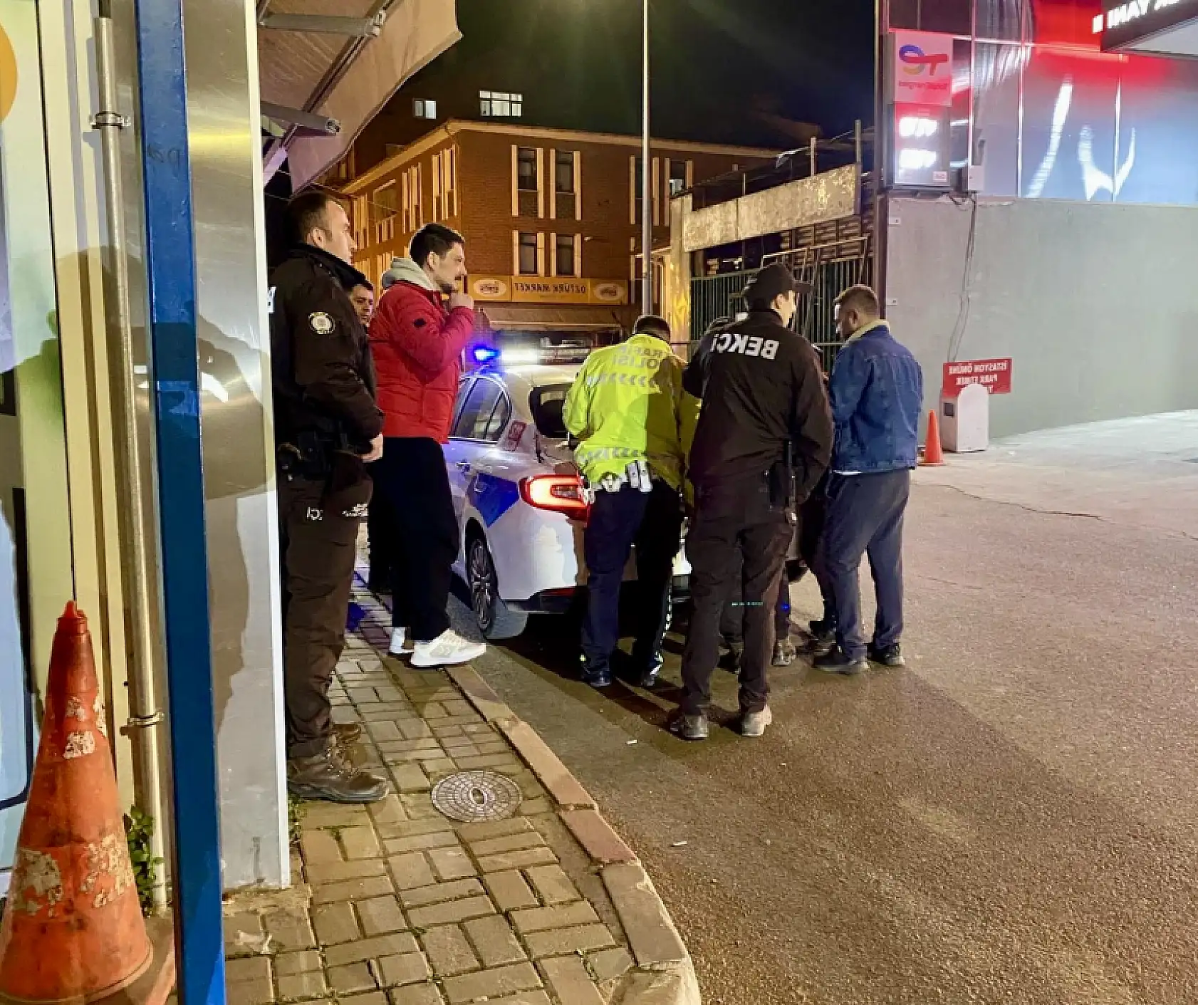 Kontrol yapılırken aracı kaçırdı