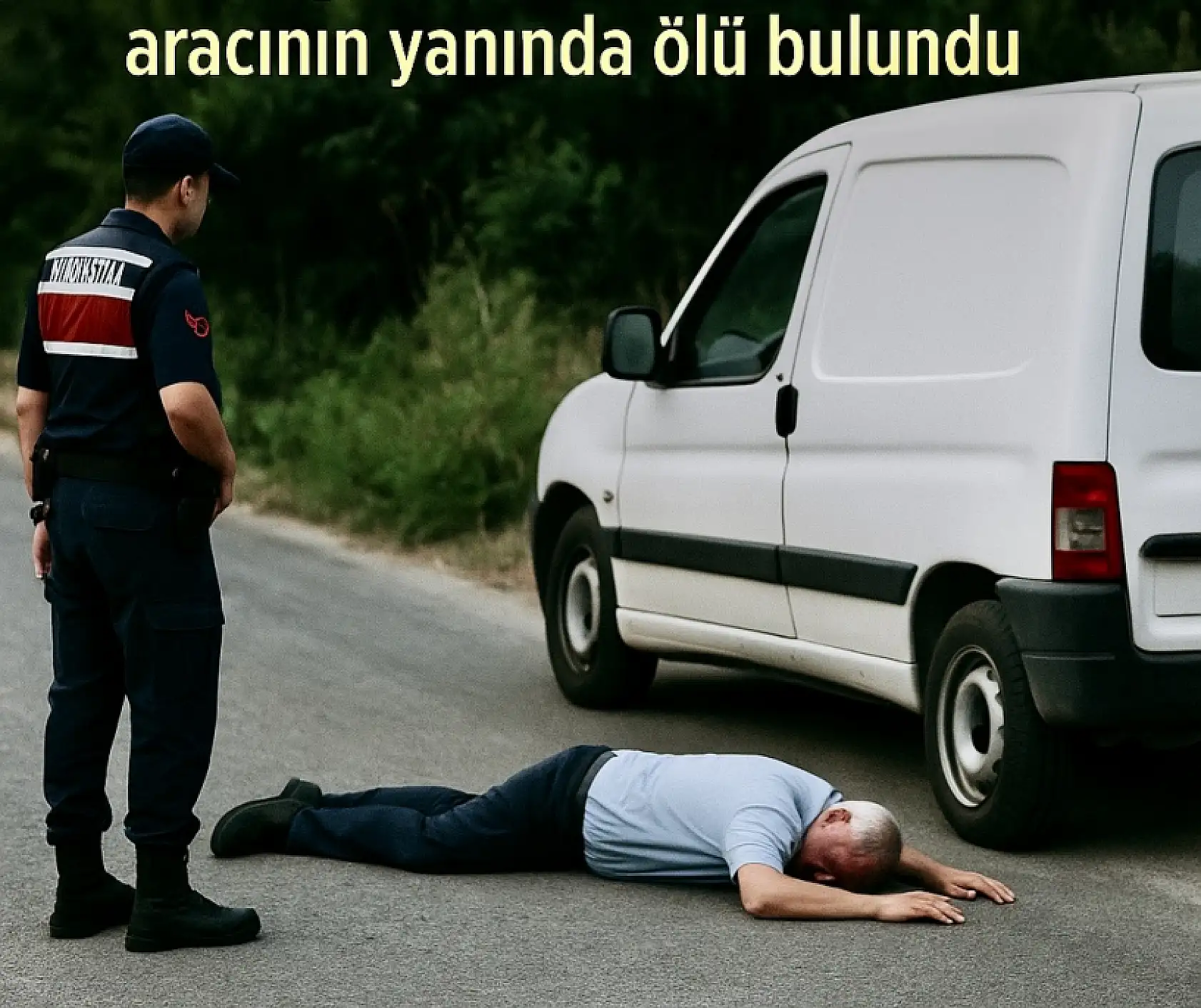Aracın yanında ölü bulundu