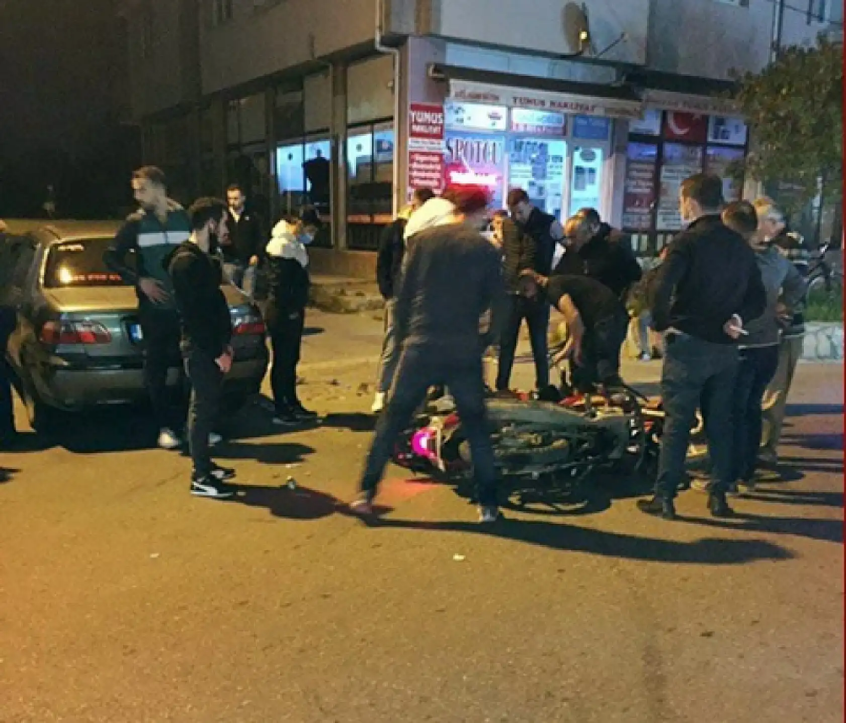 Hendekyanı'nda kaza