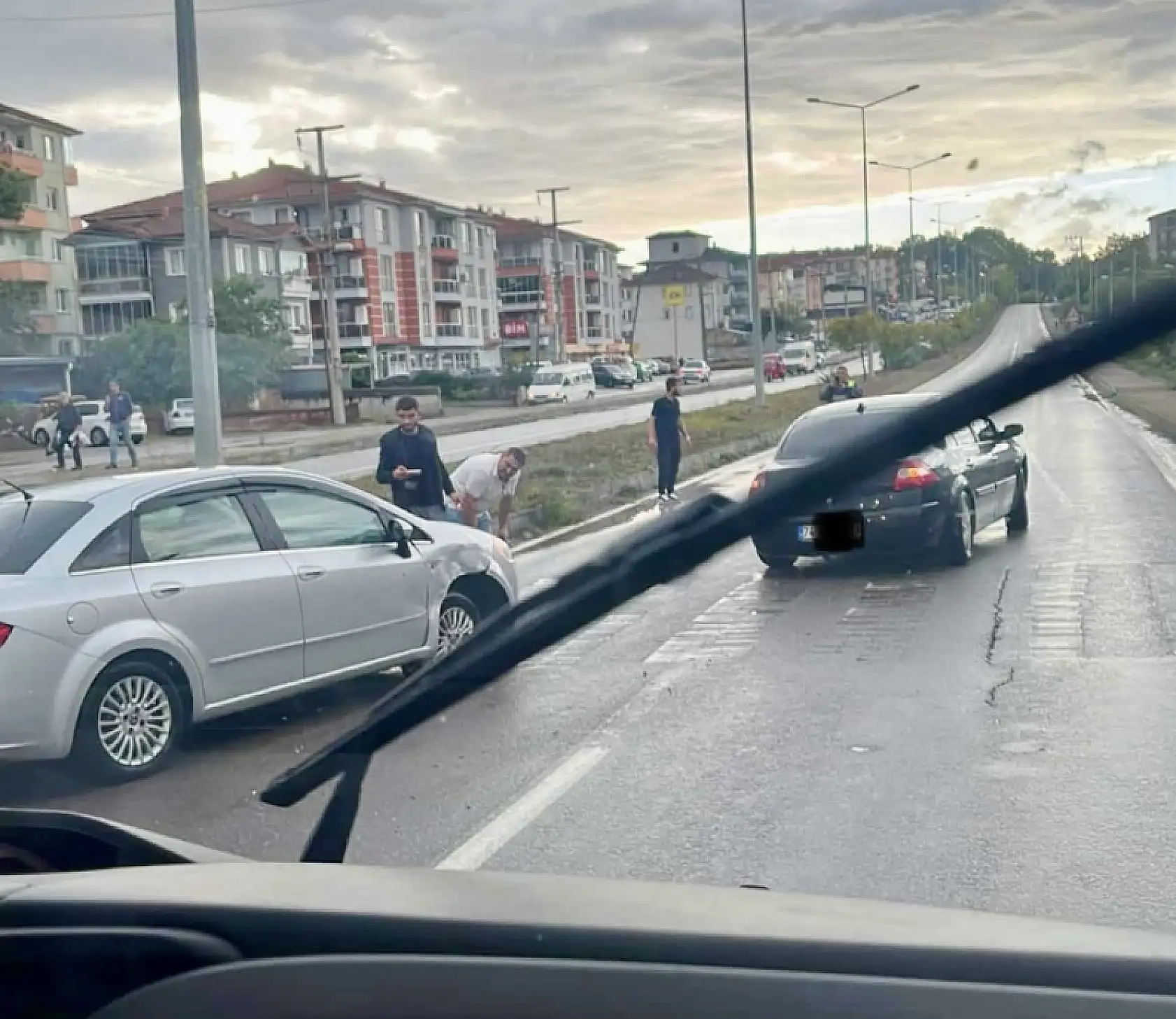 Kazadan saniyelerle kurtuldu