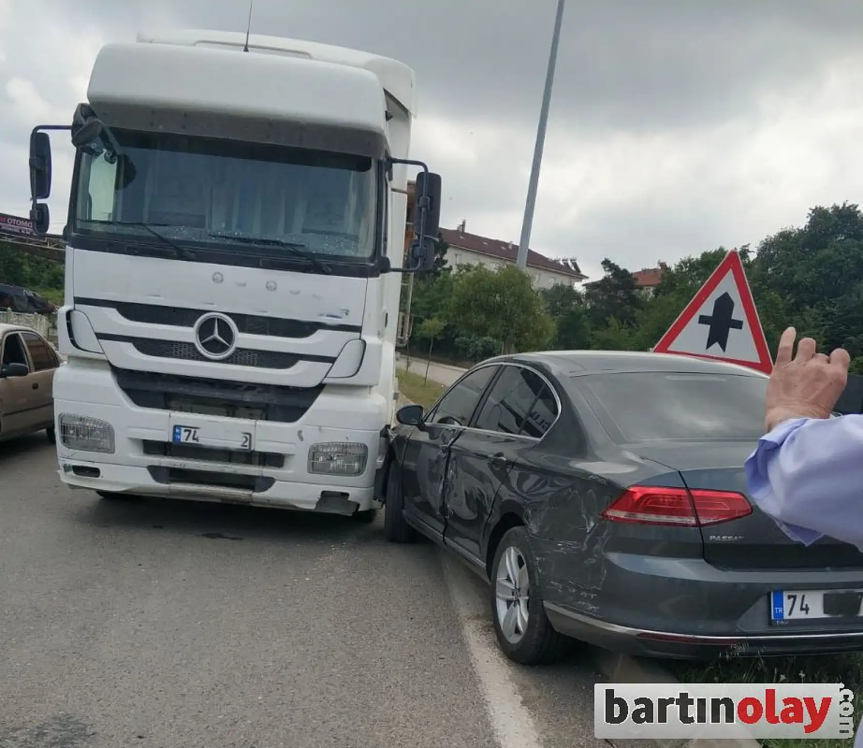 Çevre yolunda kaza!