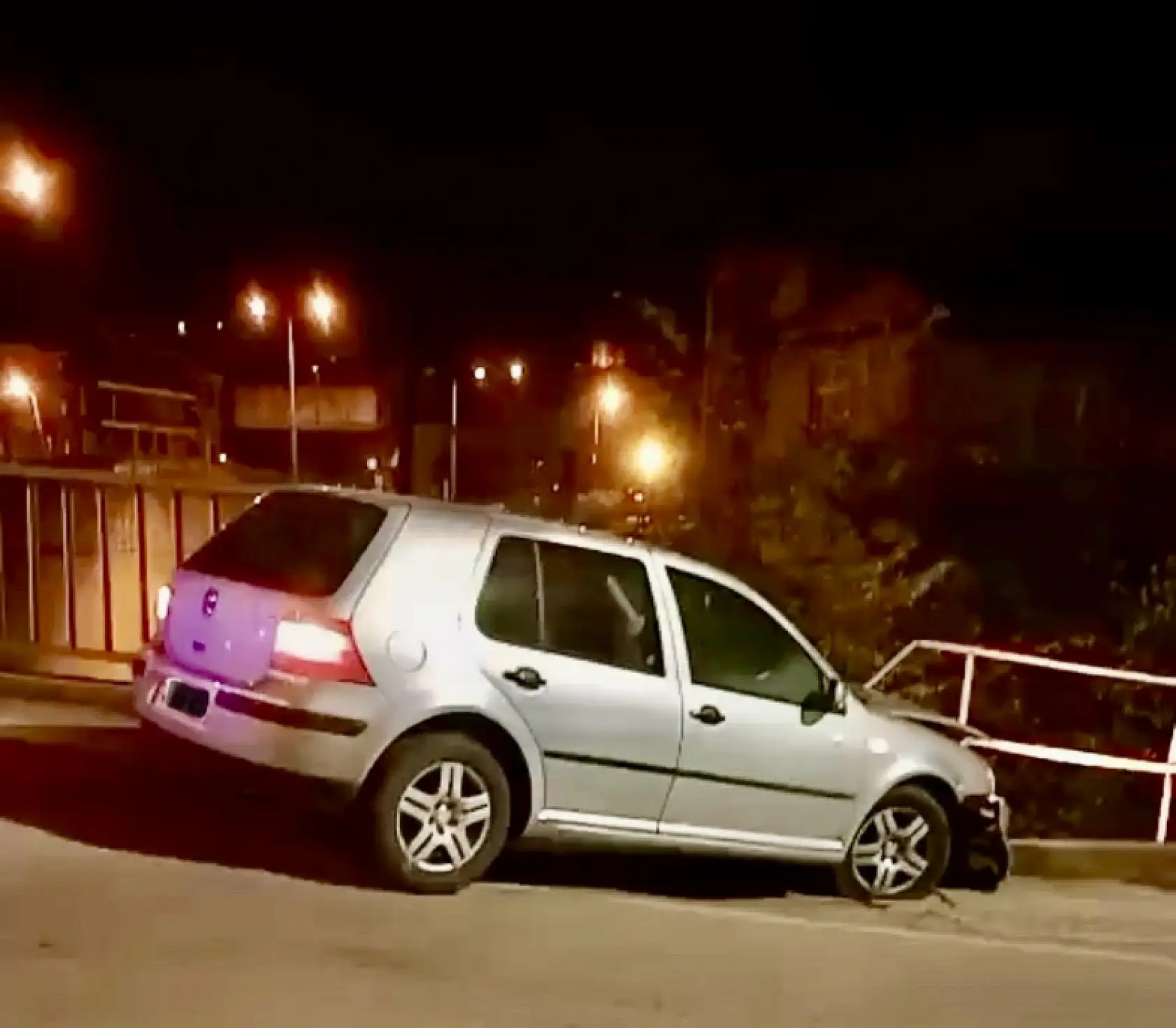 Hastane kavşağında kaza