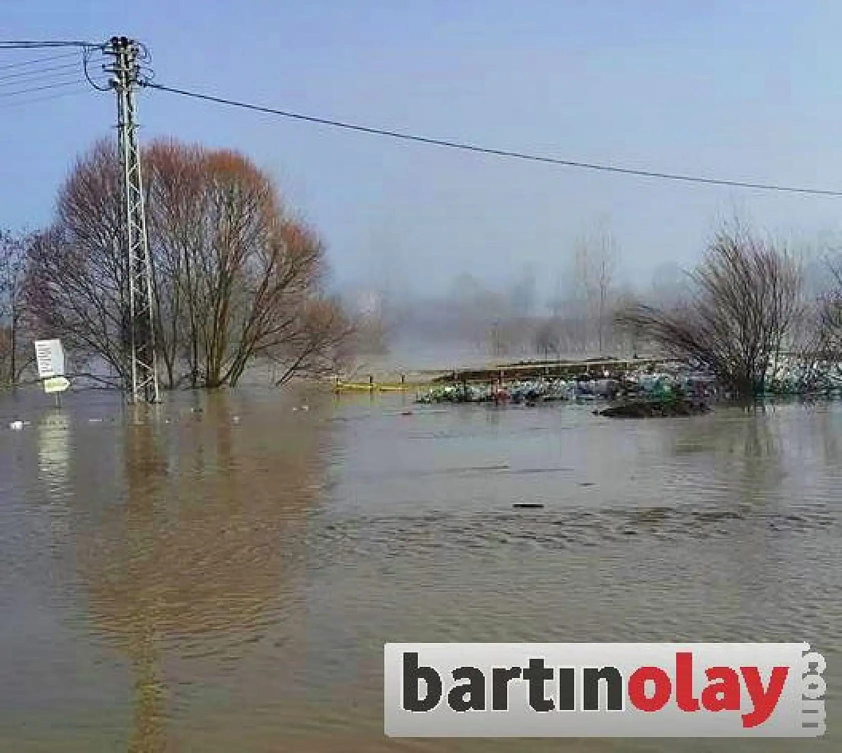 Bartın Karabük yolunda su taşkını