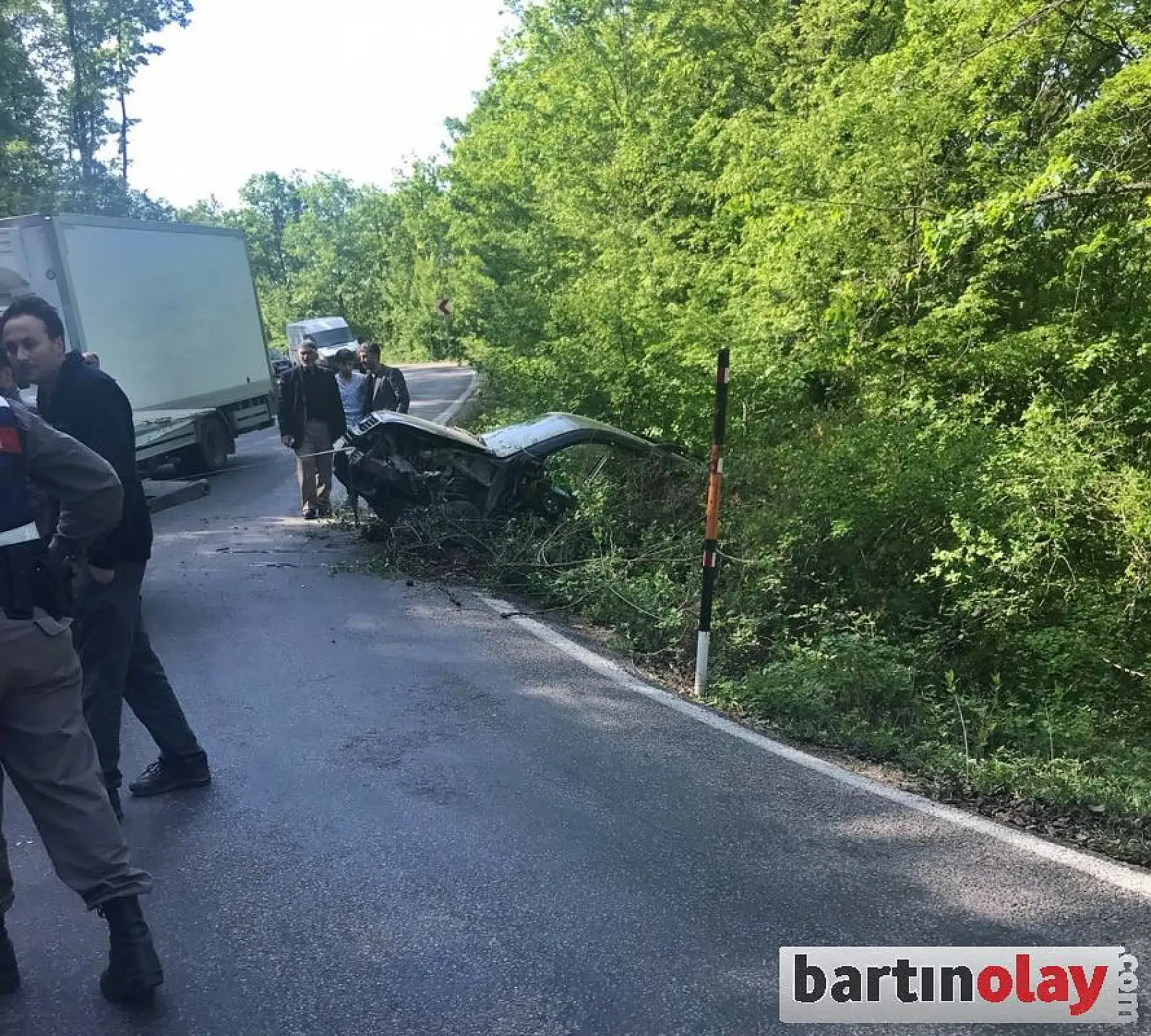 Bartın'da 2 kaza birden