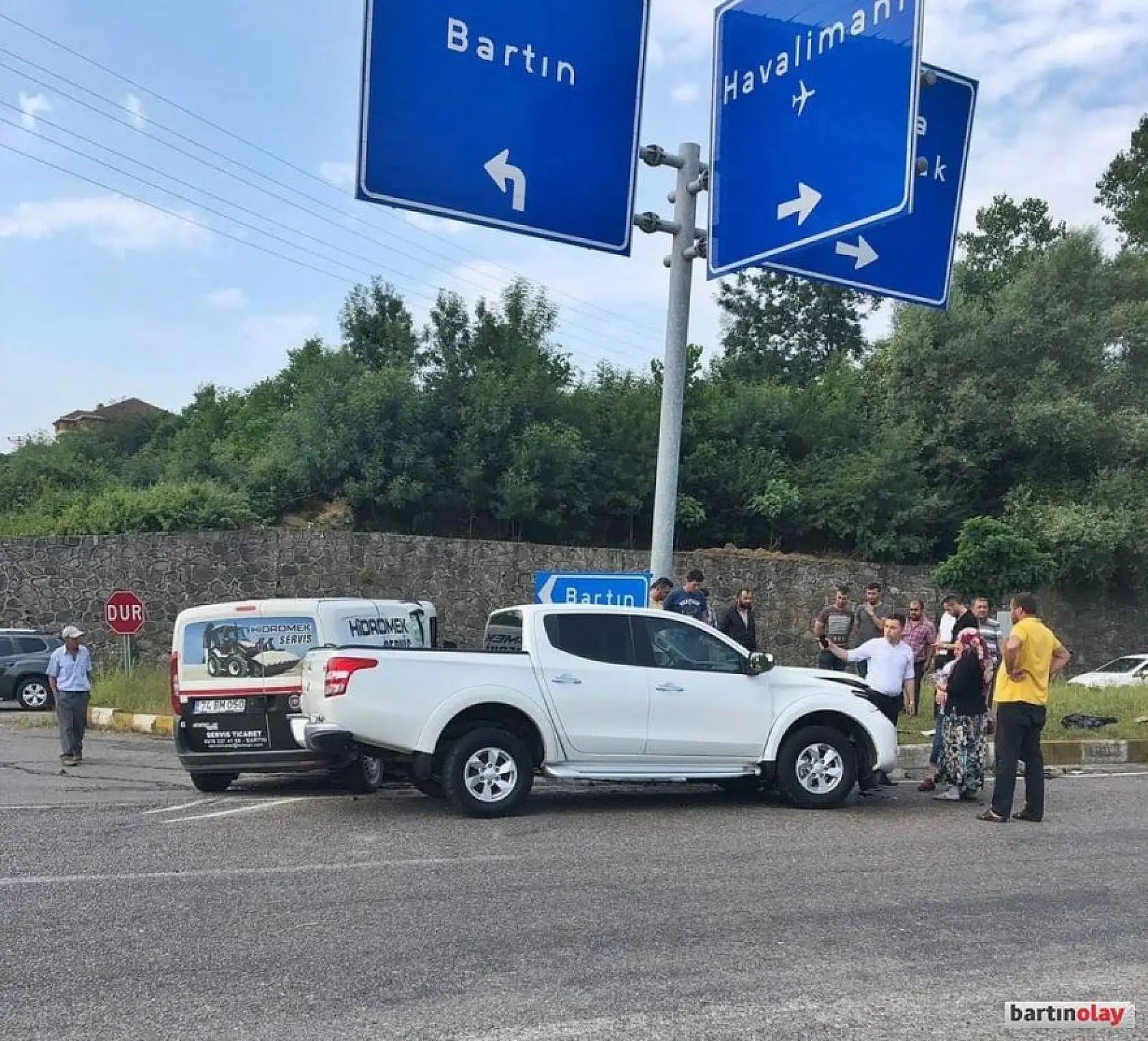 Saltukova Yol Ayrımında Feci Kaza