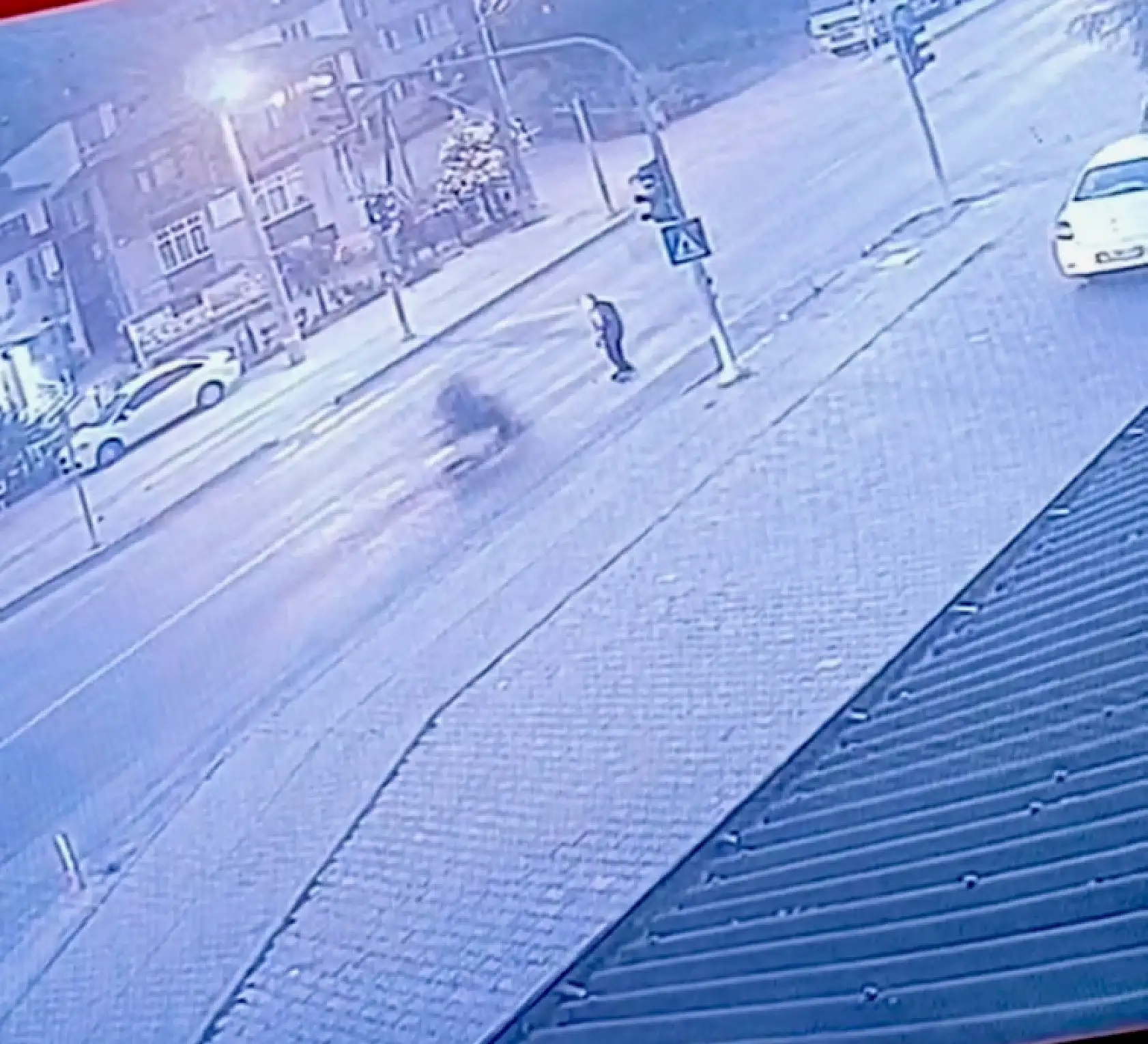 Yaya geçidinde feci kaza