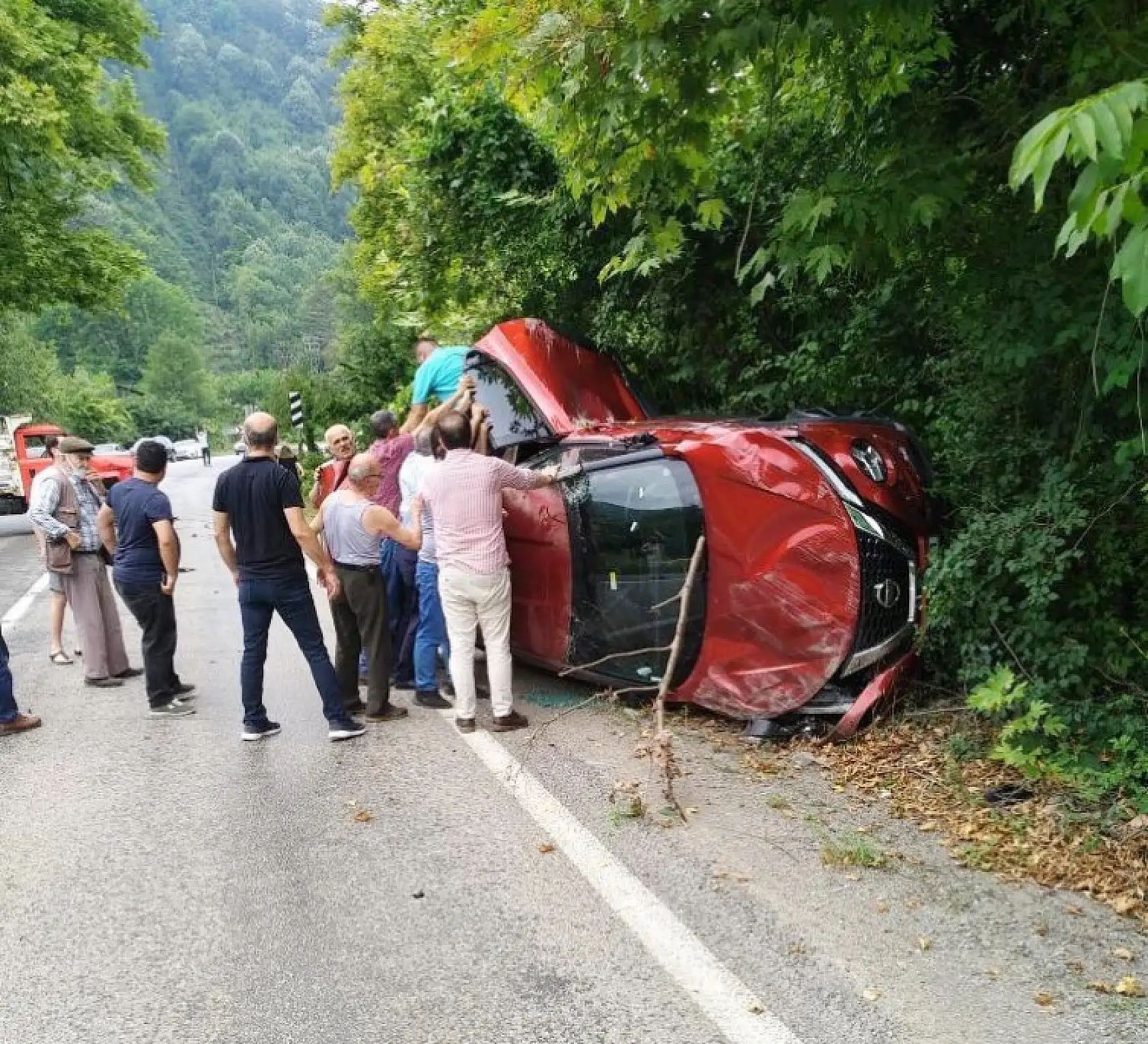 Bartın Karabük yolunda kaza