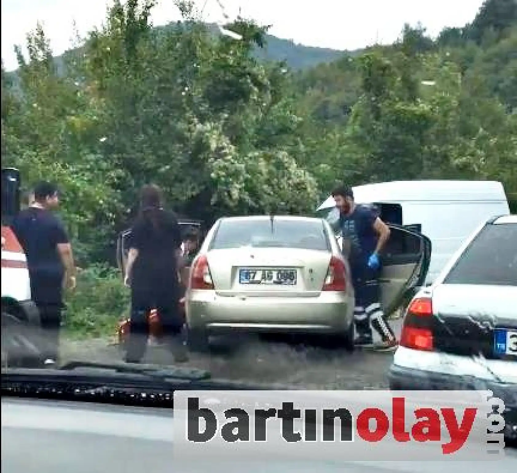 İnkumu yolunda kaza