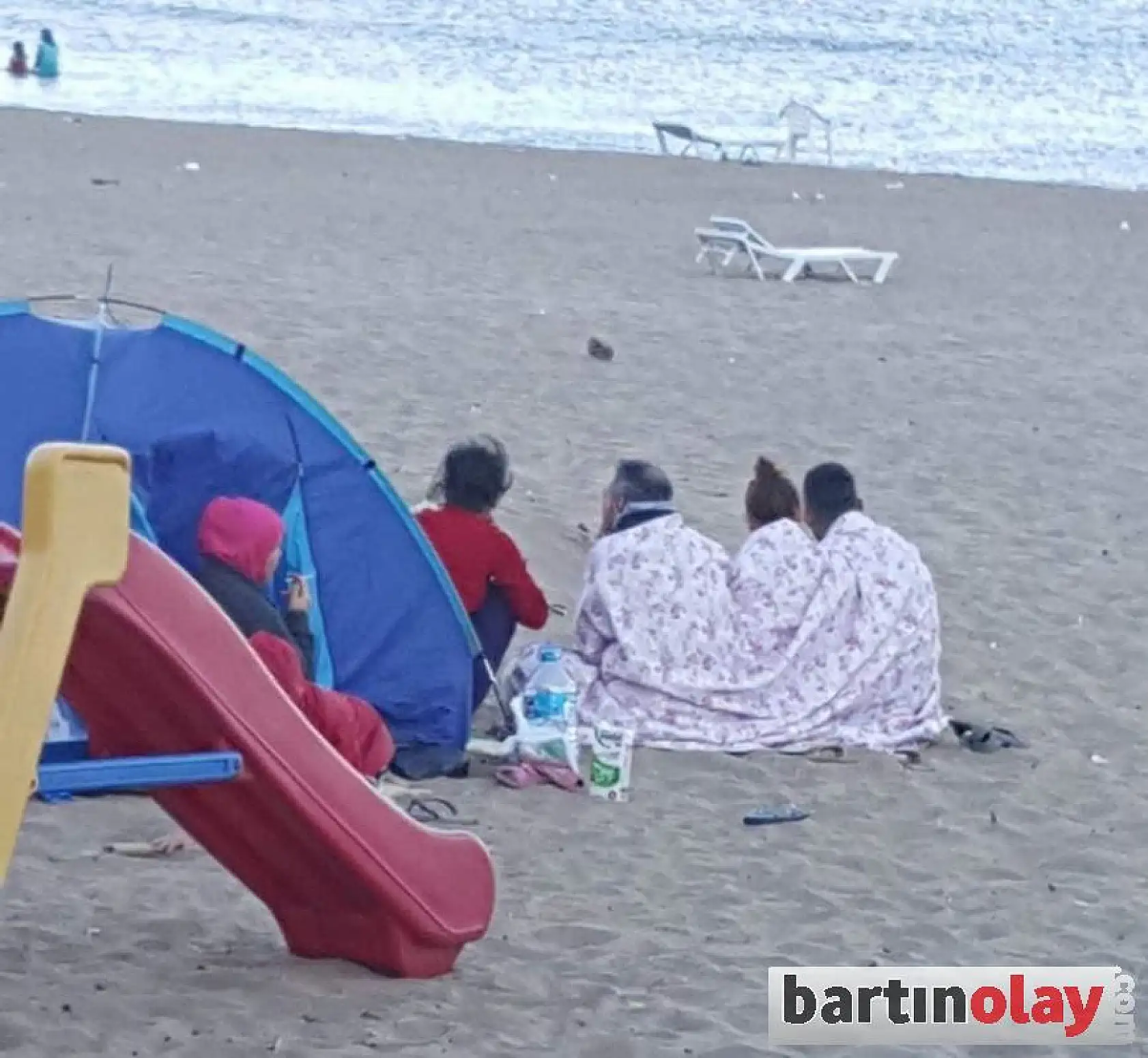 İnkumu'nda tatil manzaraları