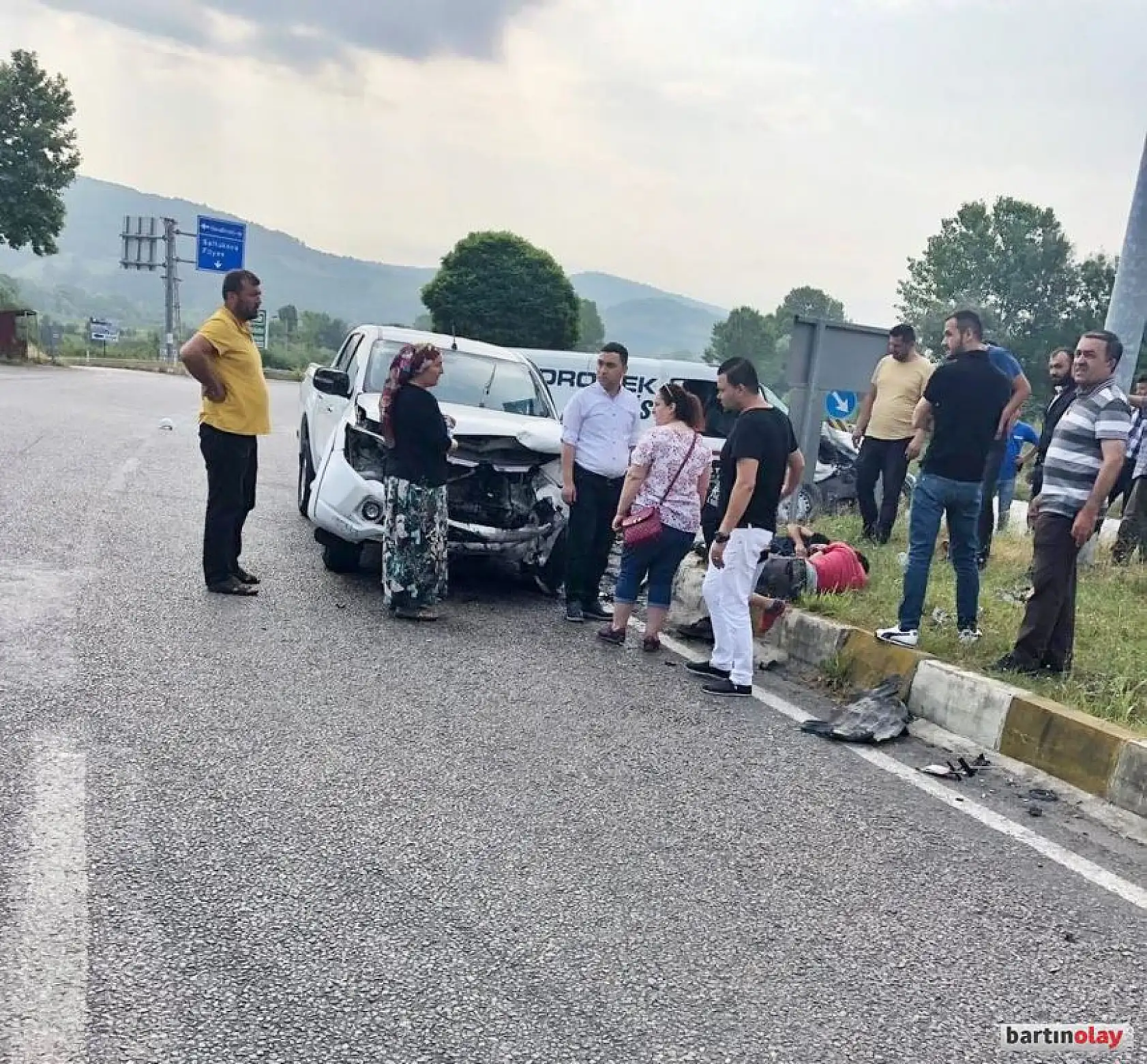 Saltukova Yol Ayrımında Feci Kaza