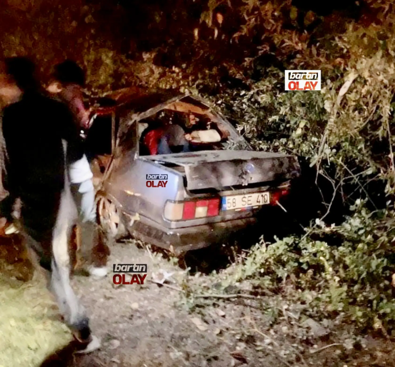 Takla atıp Şarampole yuvarlandı