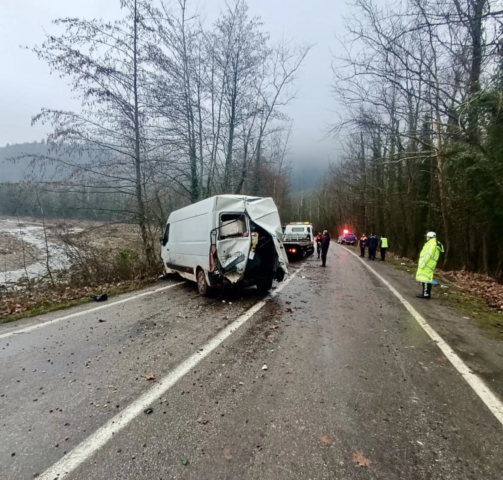 Yola çıkan hayvan kaza yaptırdı