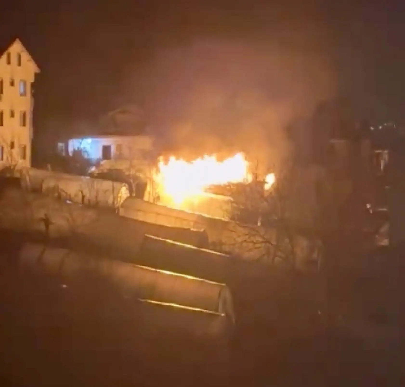 Balamba'da korkutan yangın