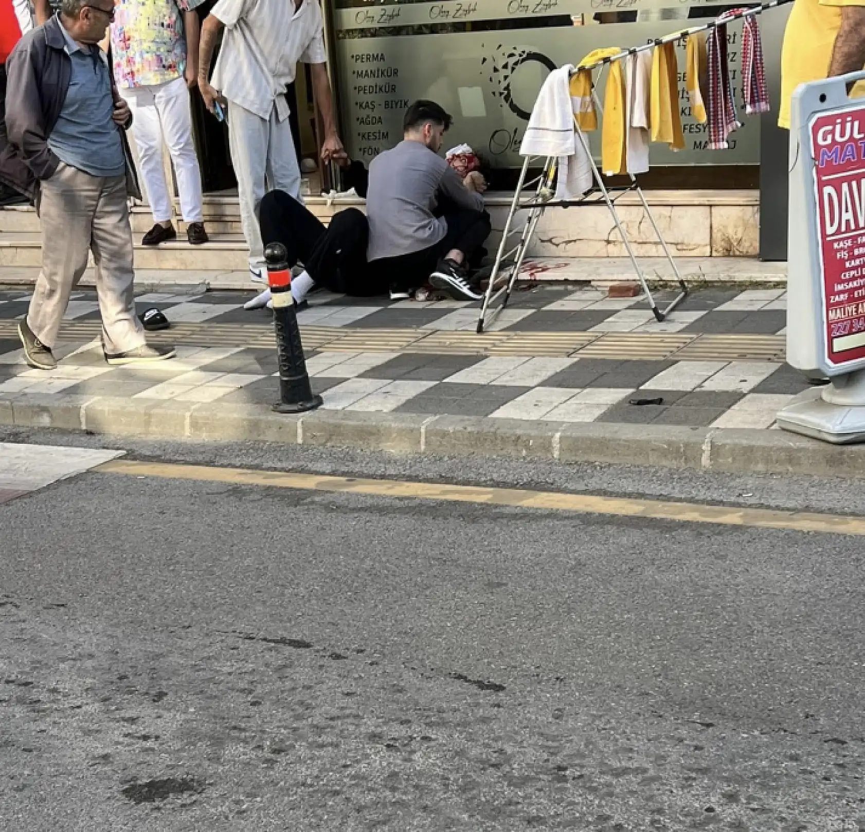 Bartın şadırvanda silah sesleri