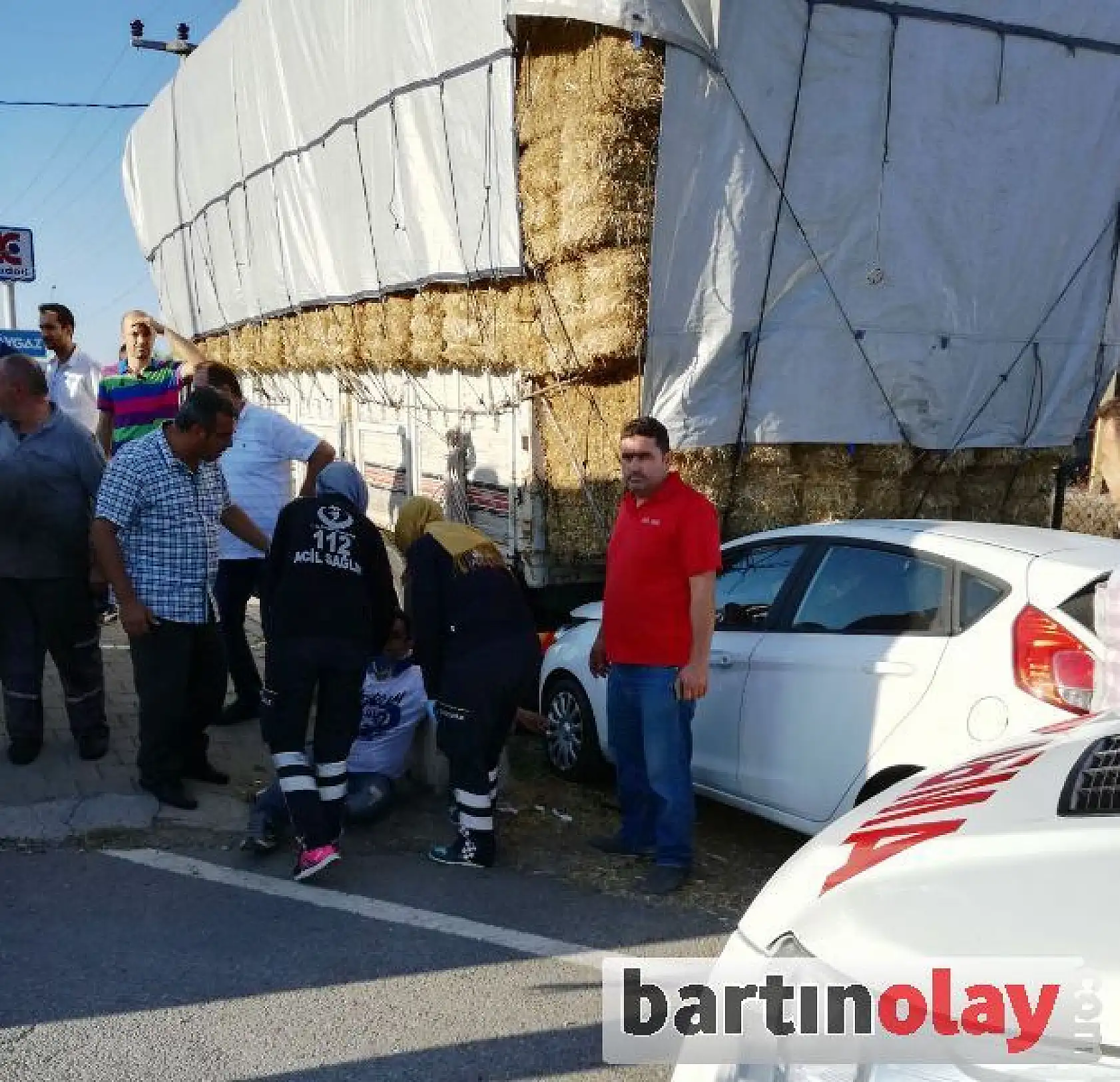 Toptancılar sitesi kavşağında kaza