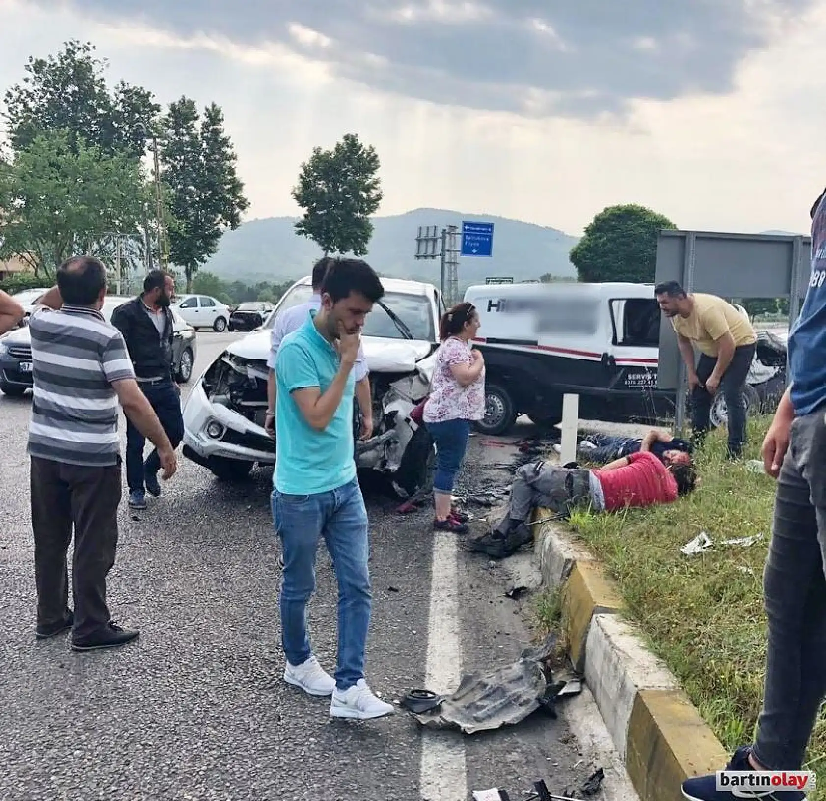 Saltukova Yol Ayrımında Feci Kaza