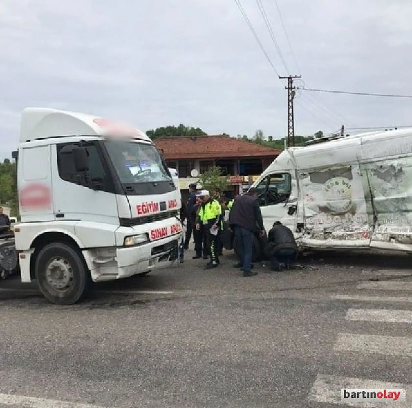 İhsanoğlu kavşağında kaza