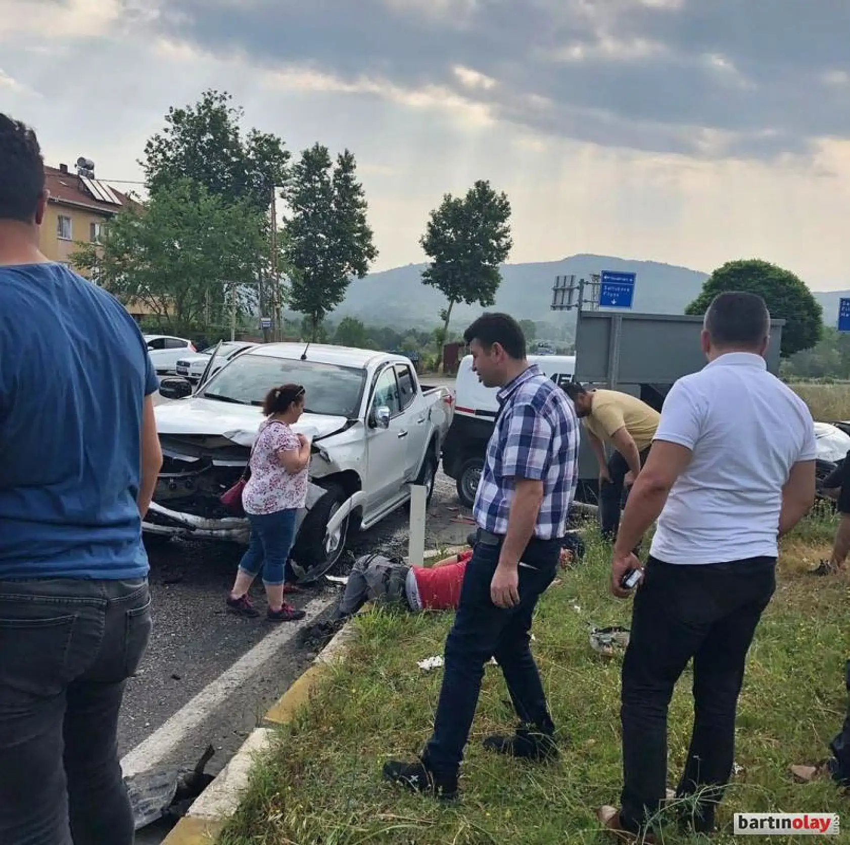 Saltukova Yol Ayrımında Feci Kaza