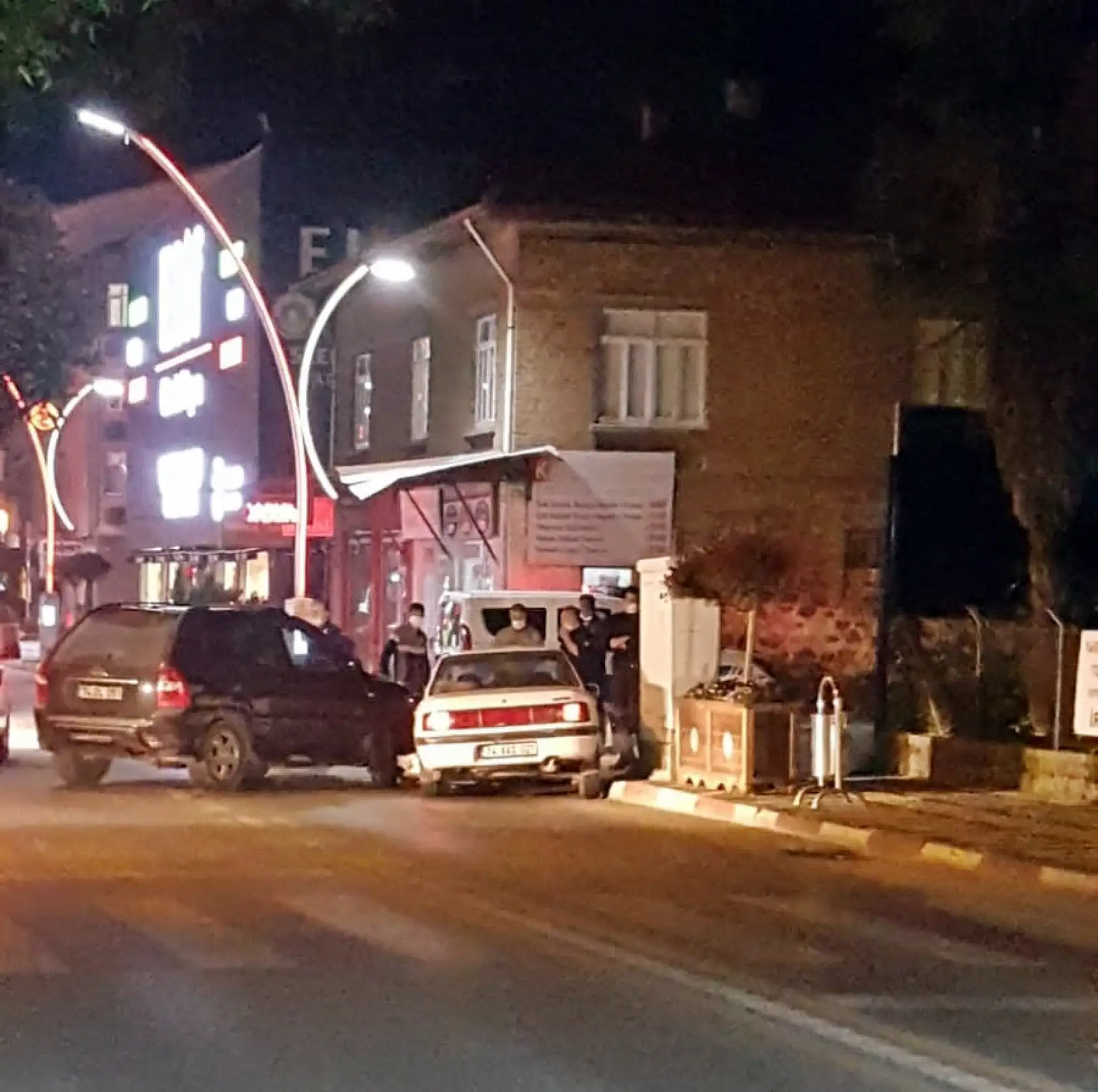 Bulvarda kaza, çarpışma