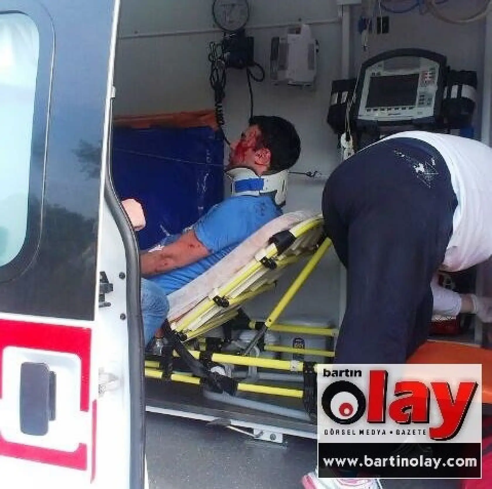 OTOMOBİL ŞARAMPOLE YUVARLANDI