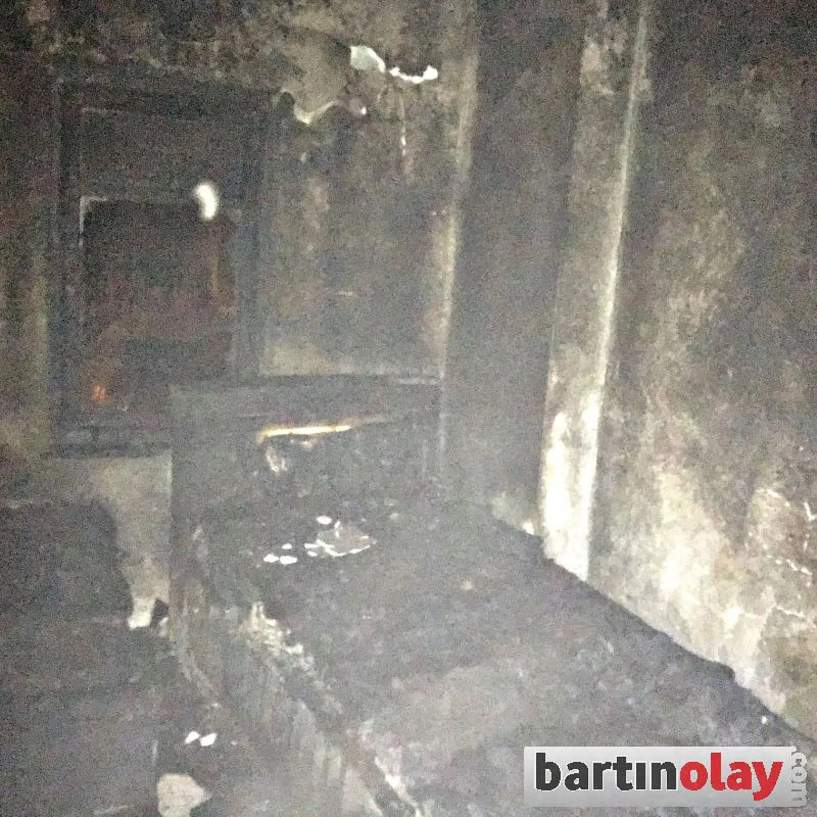Sobayı yakarken yangın çıktı