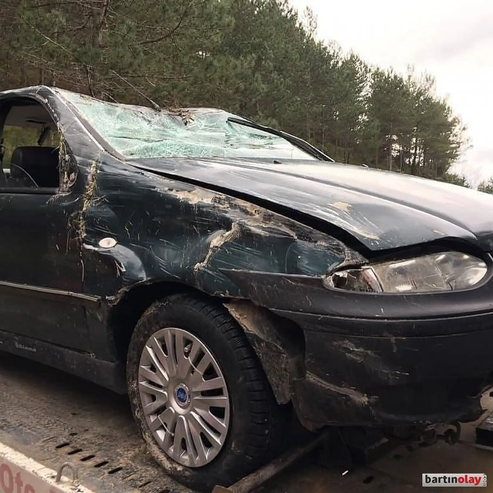 Uçuruma yuvarlandı, yardım istedi