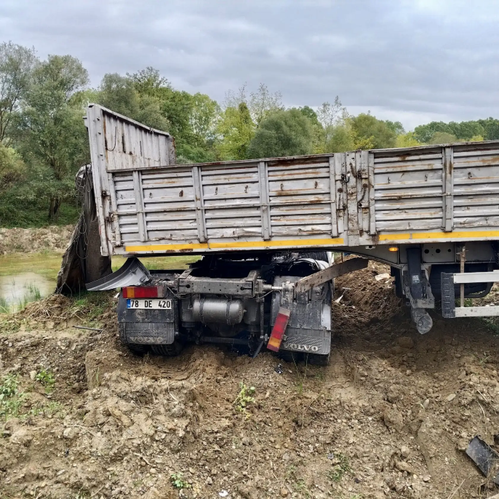 Potbaşı Mevkiinde Feci Kaza!